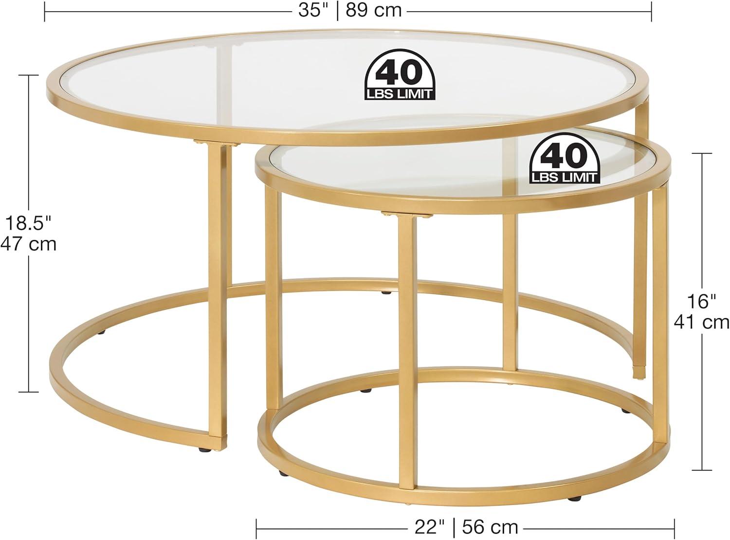 Round Camber Elite Nesting Coffee Table - studio designs