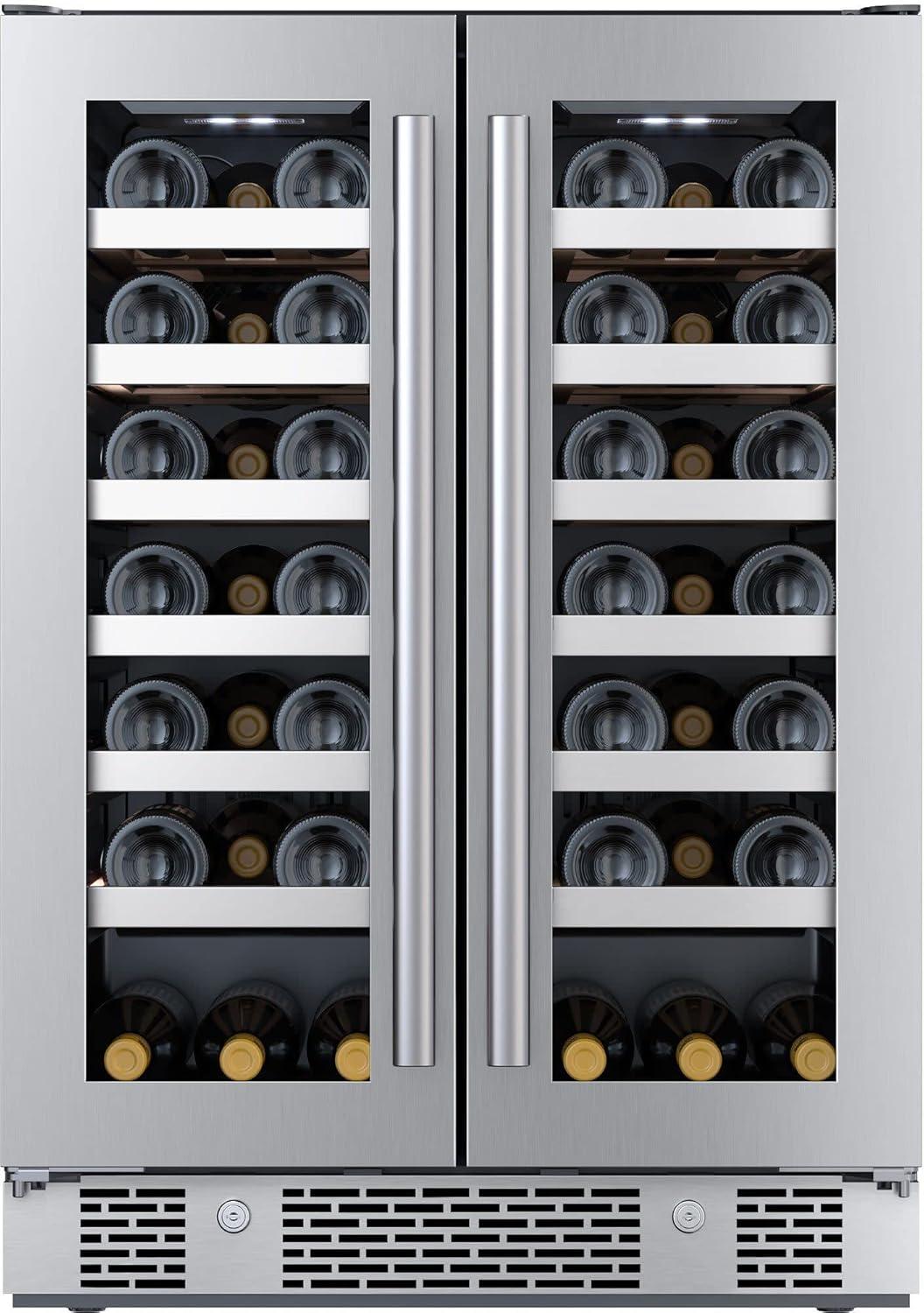 Avallon Dual Zone 24'' 42 Bottle Wine Refrigerator