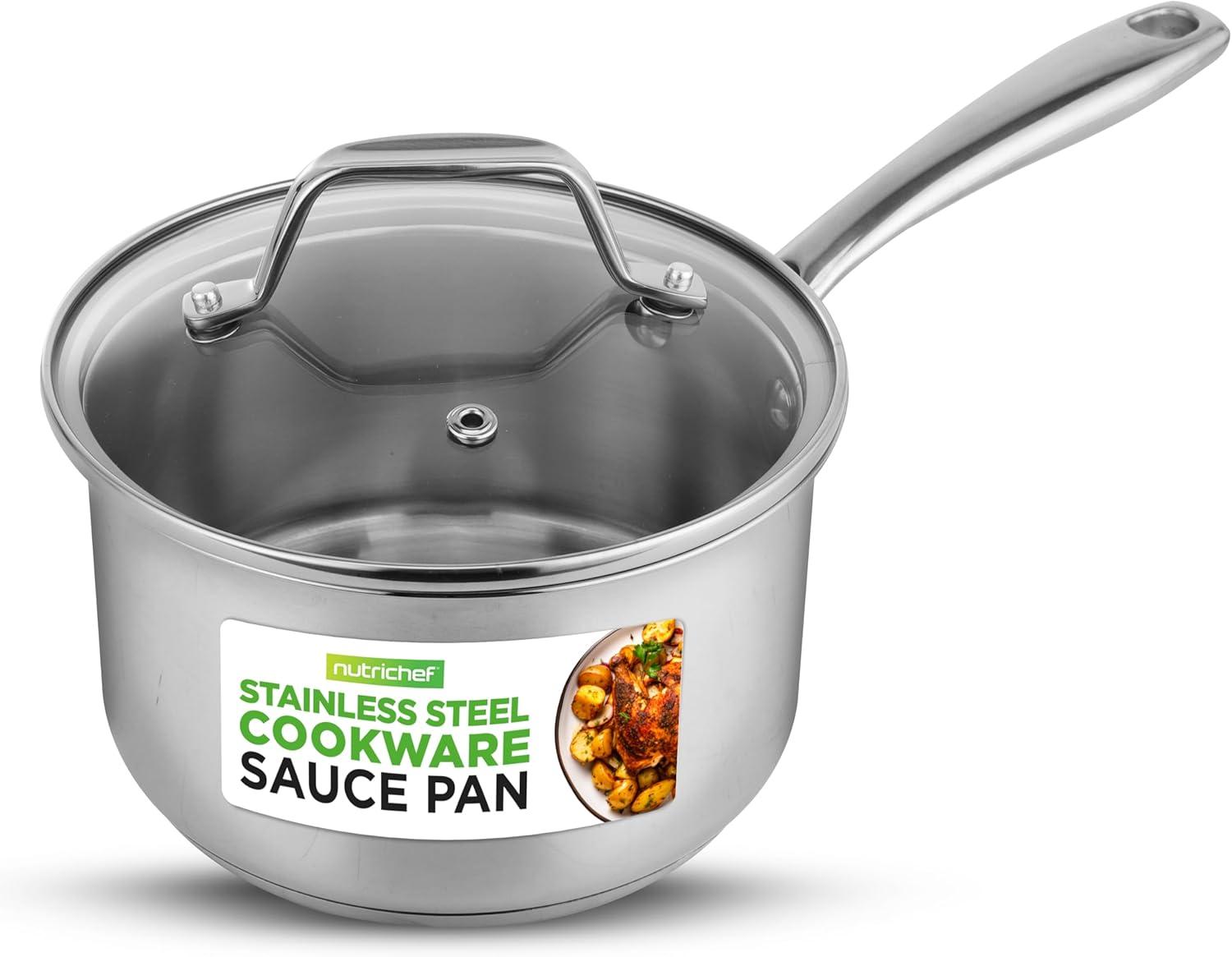 NutriChef Stainless Steel Stock Pot