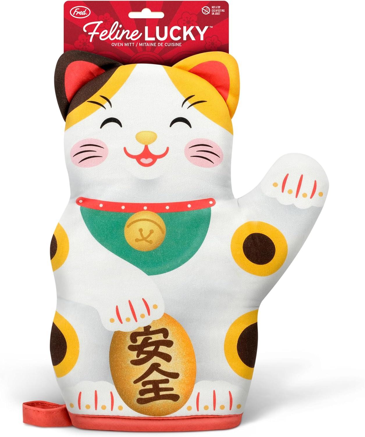 FELINE LUCKY, Lucky Cat Oven Mitt C49