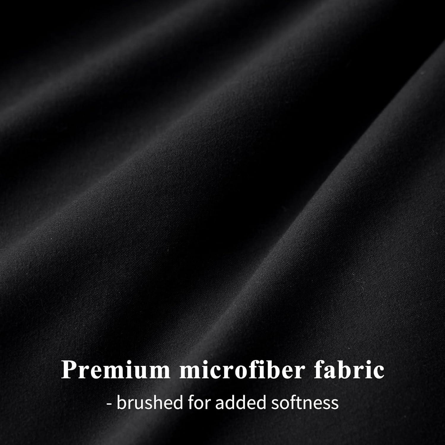 Queen Size Pillow Cases Set of 2 - White Queen Pillowcase 2 Pack with Envelope Closure, Soft Brushed Microfiber Bed Pillow Case Cover, 20x30 inches White Queen (20" x 30")