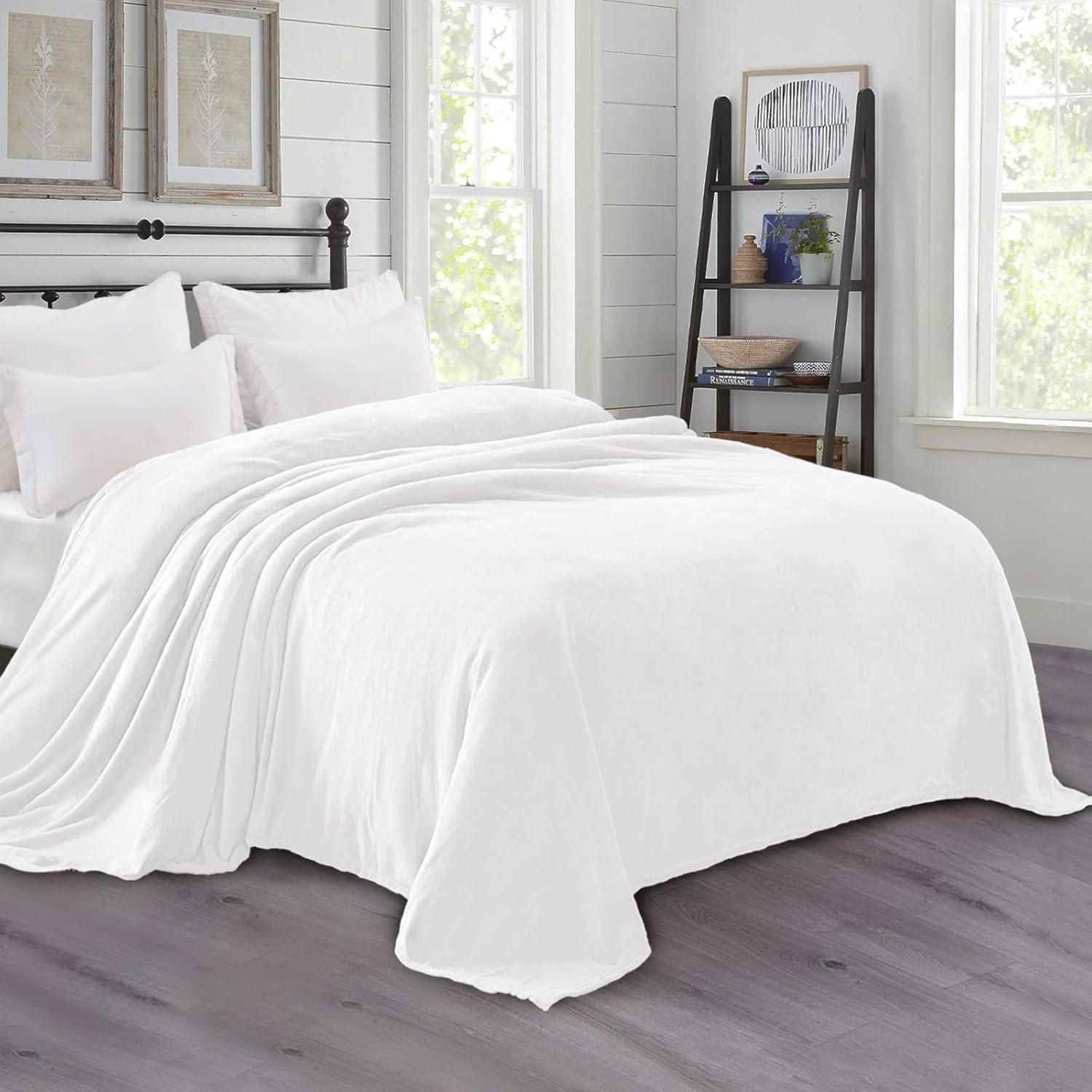 Bare Home Bare Home Microplush Fleece Blanket - Fuzzy, Warm, Bed/Throw Blanket