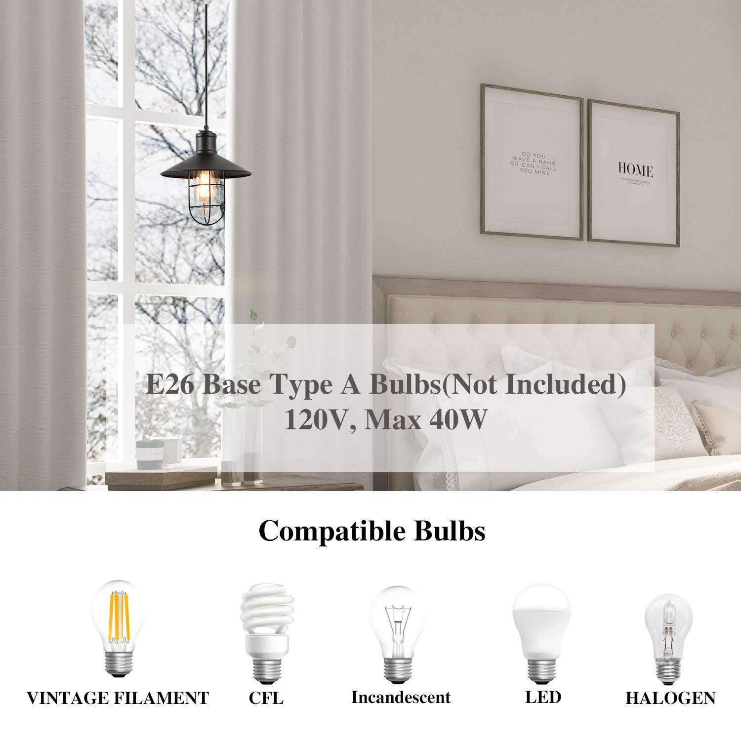 1 - Light Satin Black Single Pendant