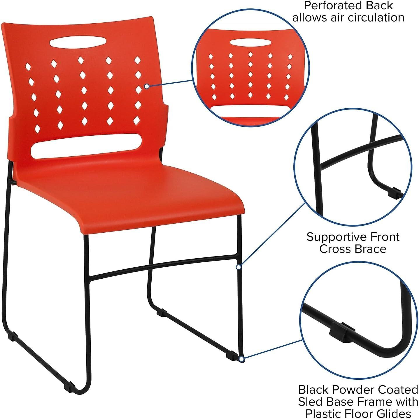 Heidi Series Sled Base Stacking Chair