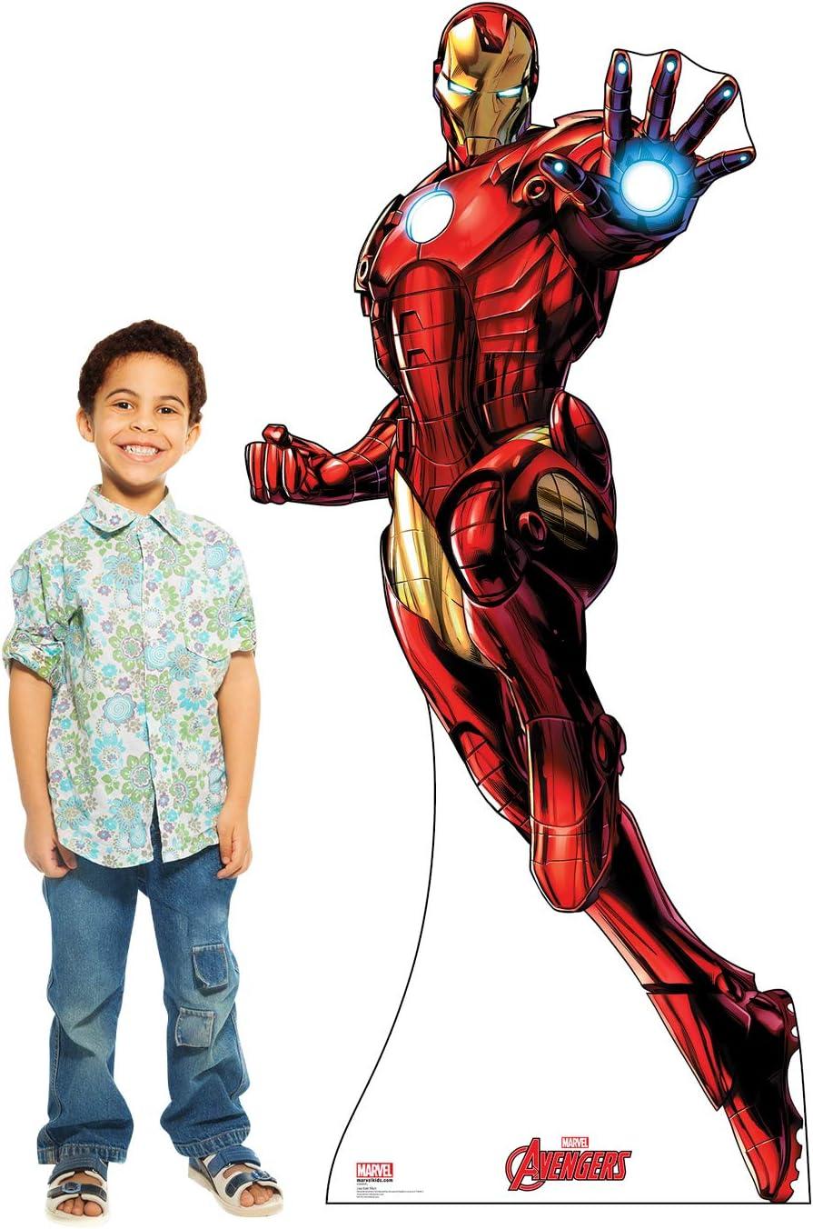 Advanced Graphics 2366 74 x 35 in. Iron Man - Avengers Animated Cardboard Standup