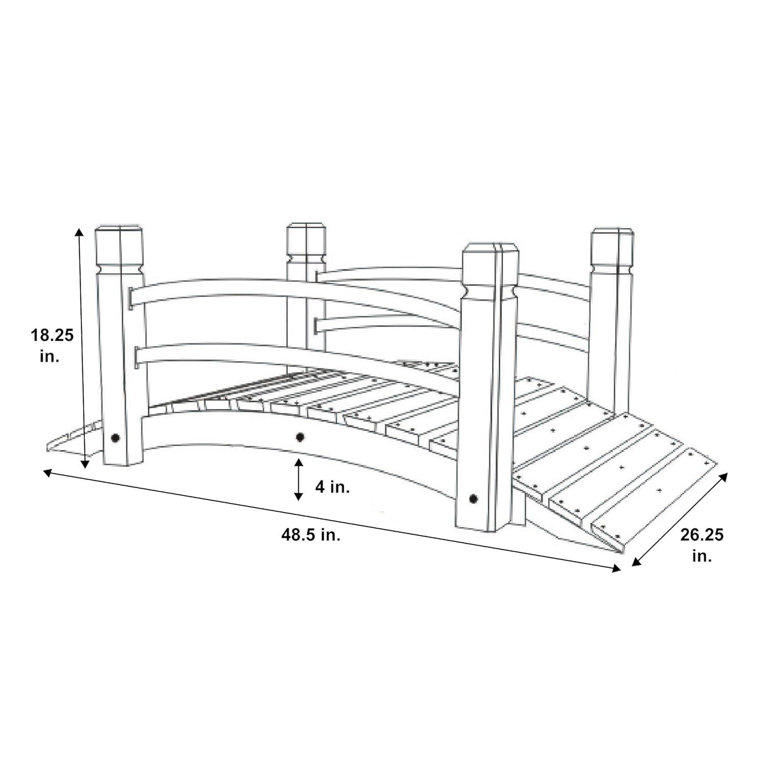 Shine Company Inc. Thee Garden Bridge & Reviews | Wayfair