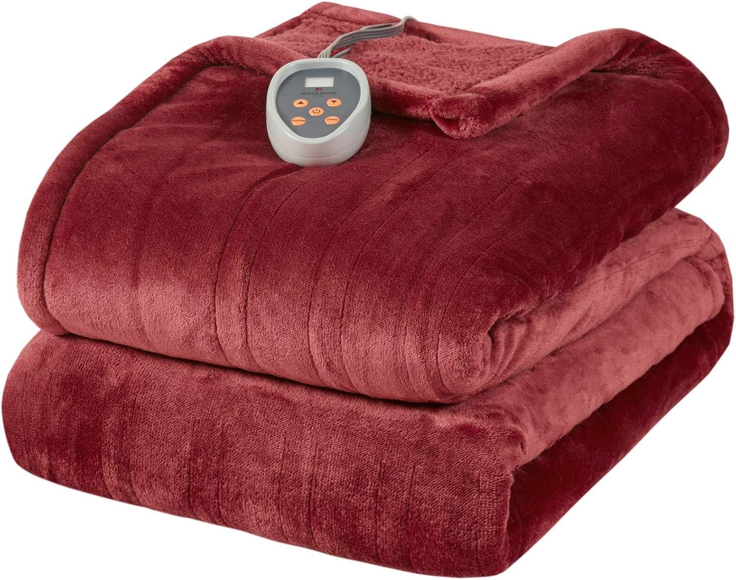 Plush to Berber Electric Heated Bed Blanket