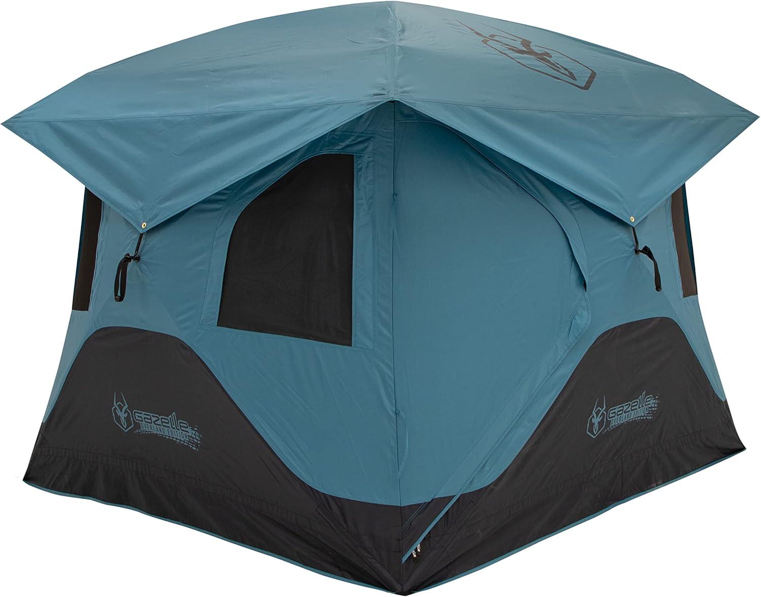 Gazelle Tents™, T3X  Portable Hub Tent, Overland Edition, 3-Person, Pacific Blue, GT302PB