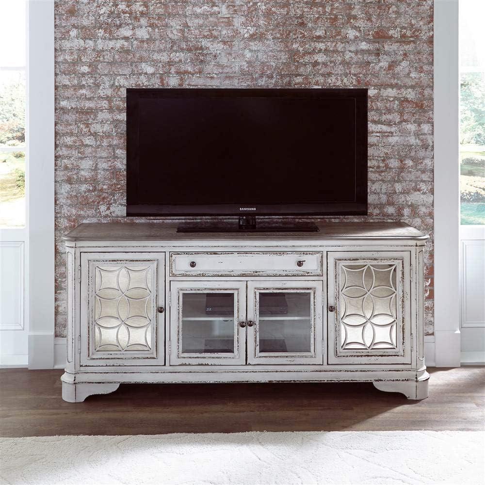 Magnolia Manor White Entertainment TV Stand