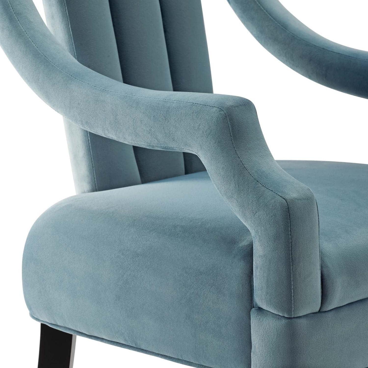 Harken Performance Velvet Accent Chair by Modway