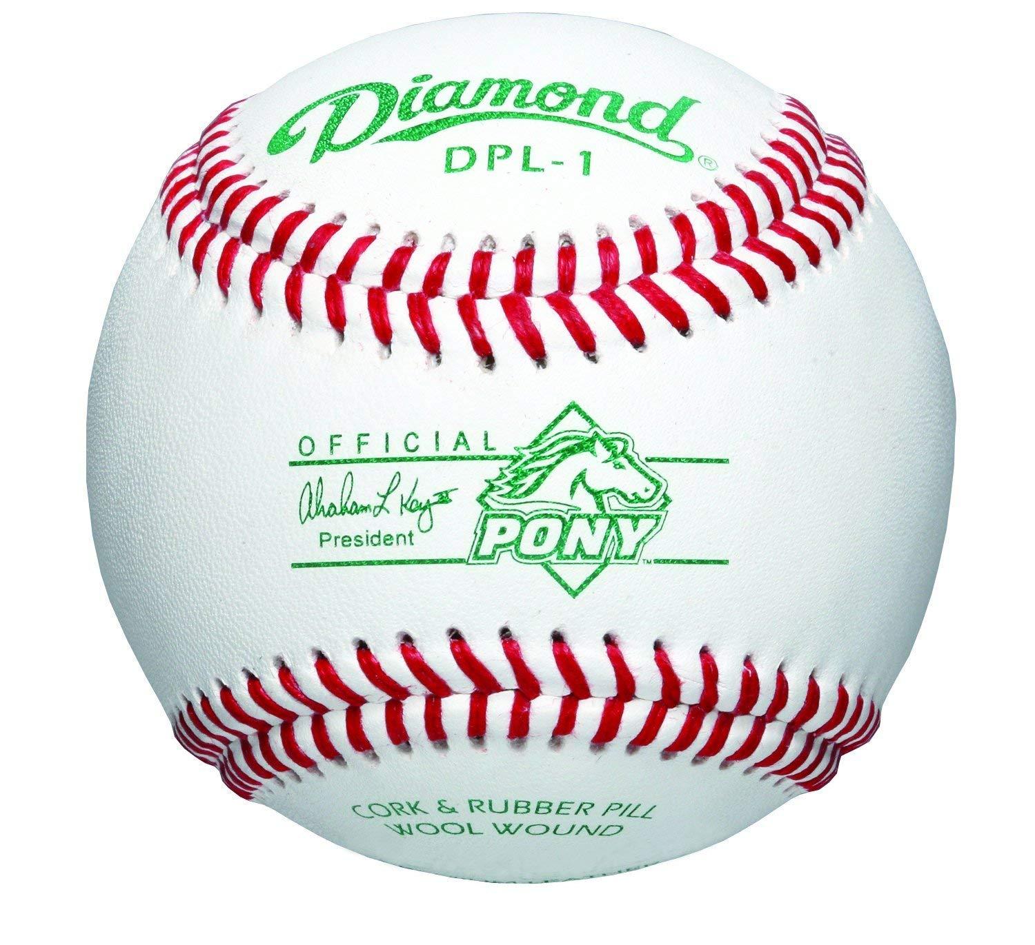 Diamond DOL1 NFHS Official League Baseballs, 12 Pack