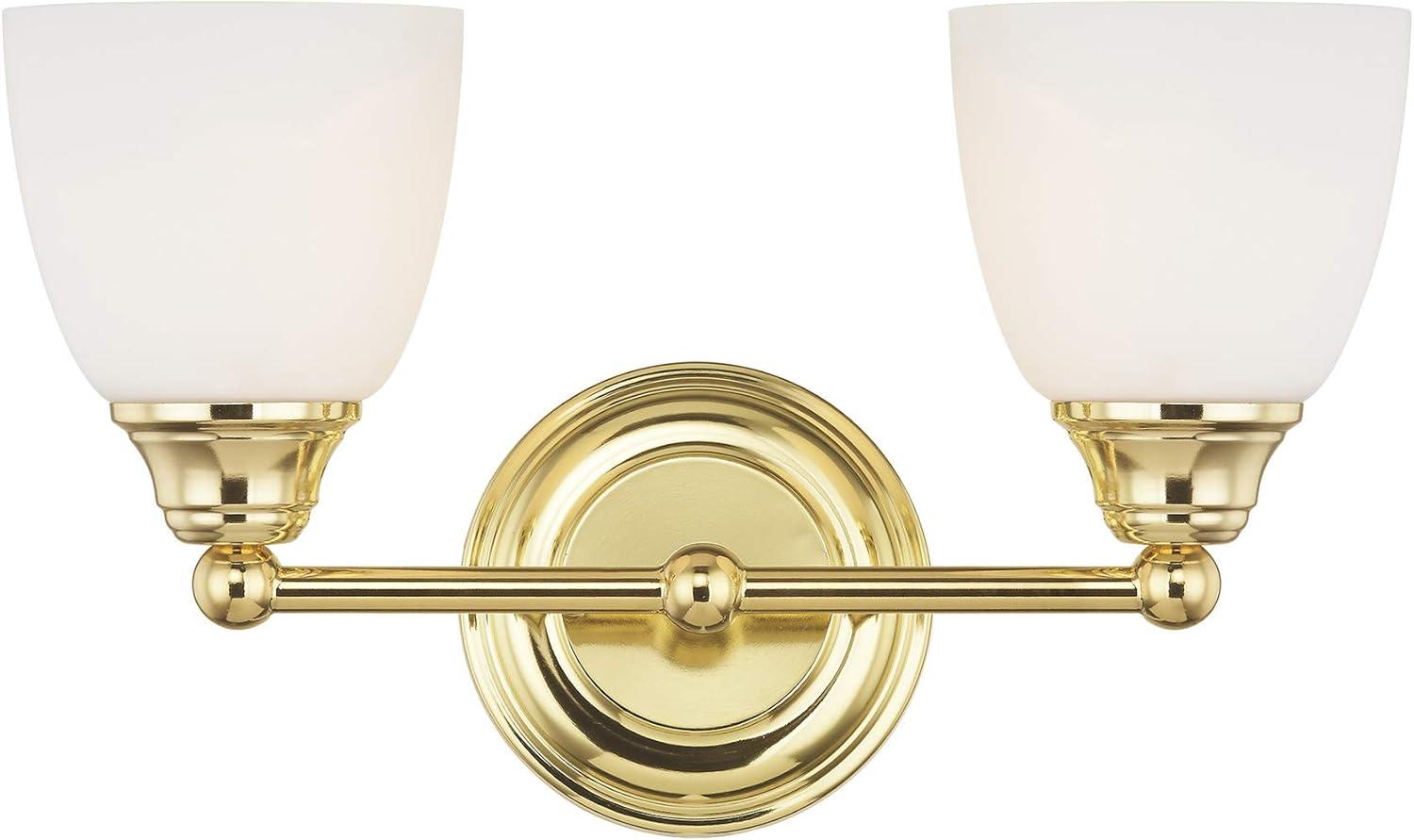 Livex Lighting Somerville 2 - Light Vanity in  Polished Brass