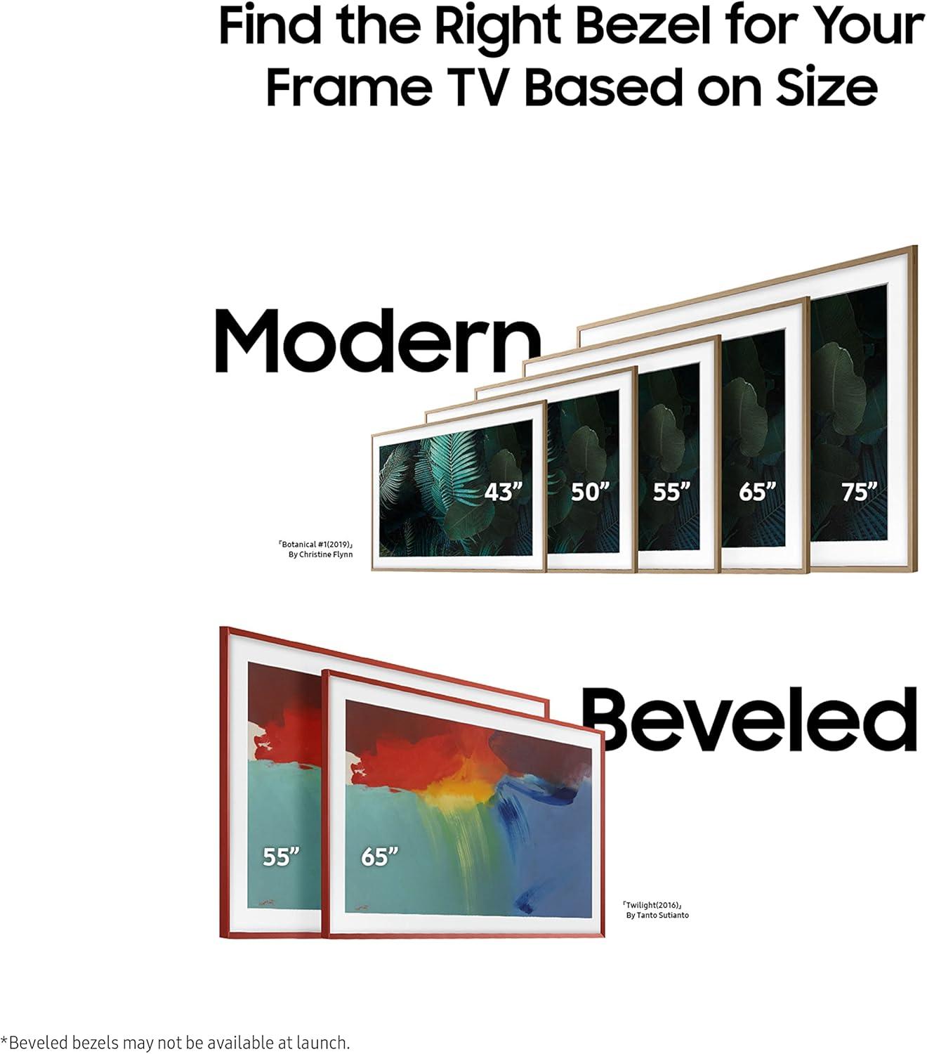 Samsung 85" The Frame Customizable Bezel