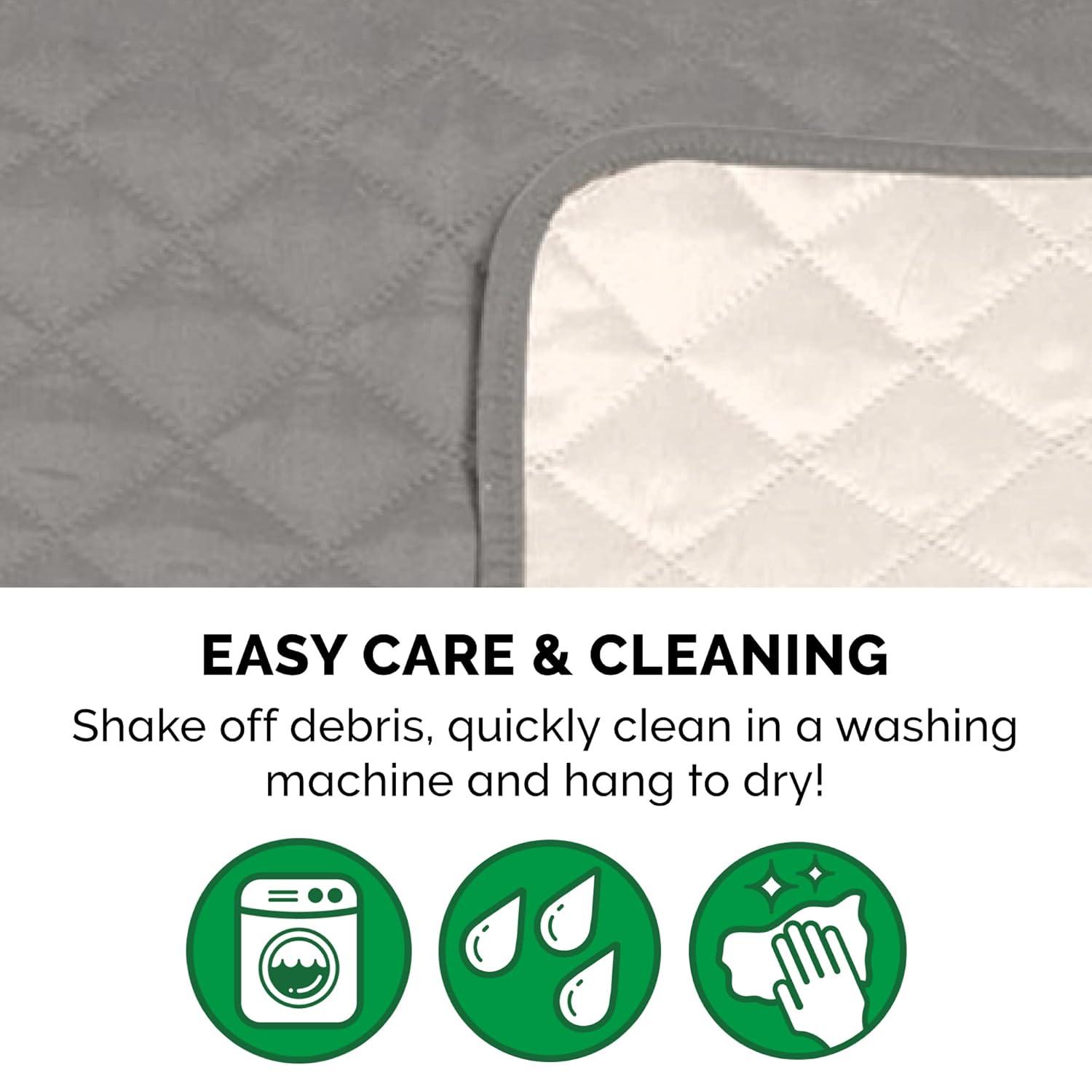 FurHaven Water Resistant Reversible Sofa Cover Furniture Protector