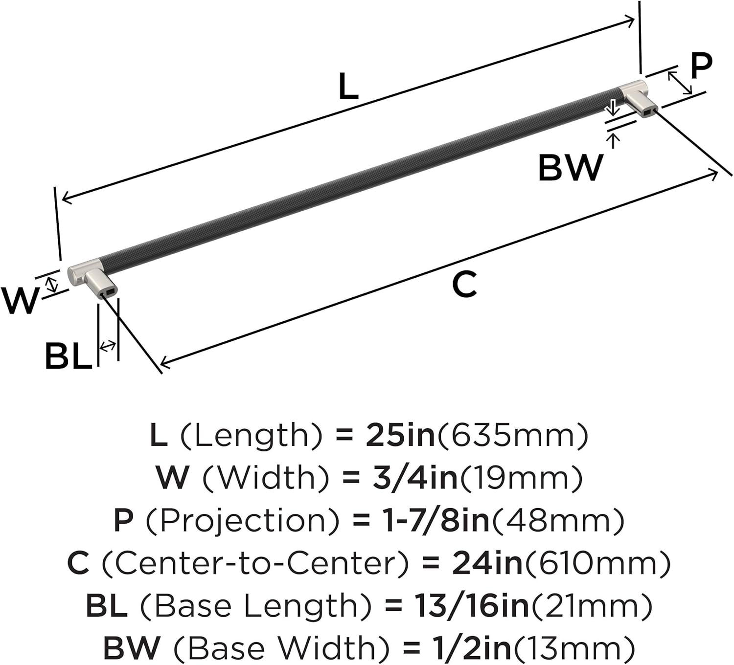 Amerock Esquire Appliance Pull