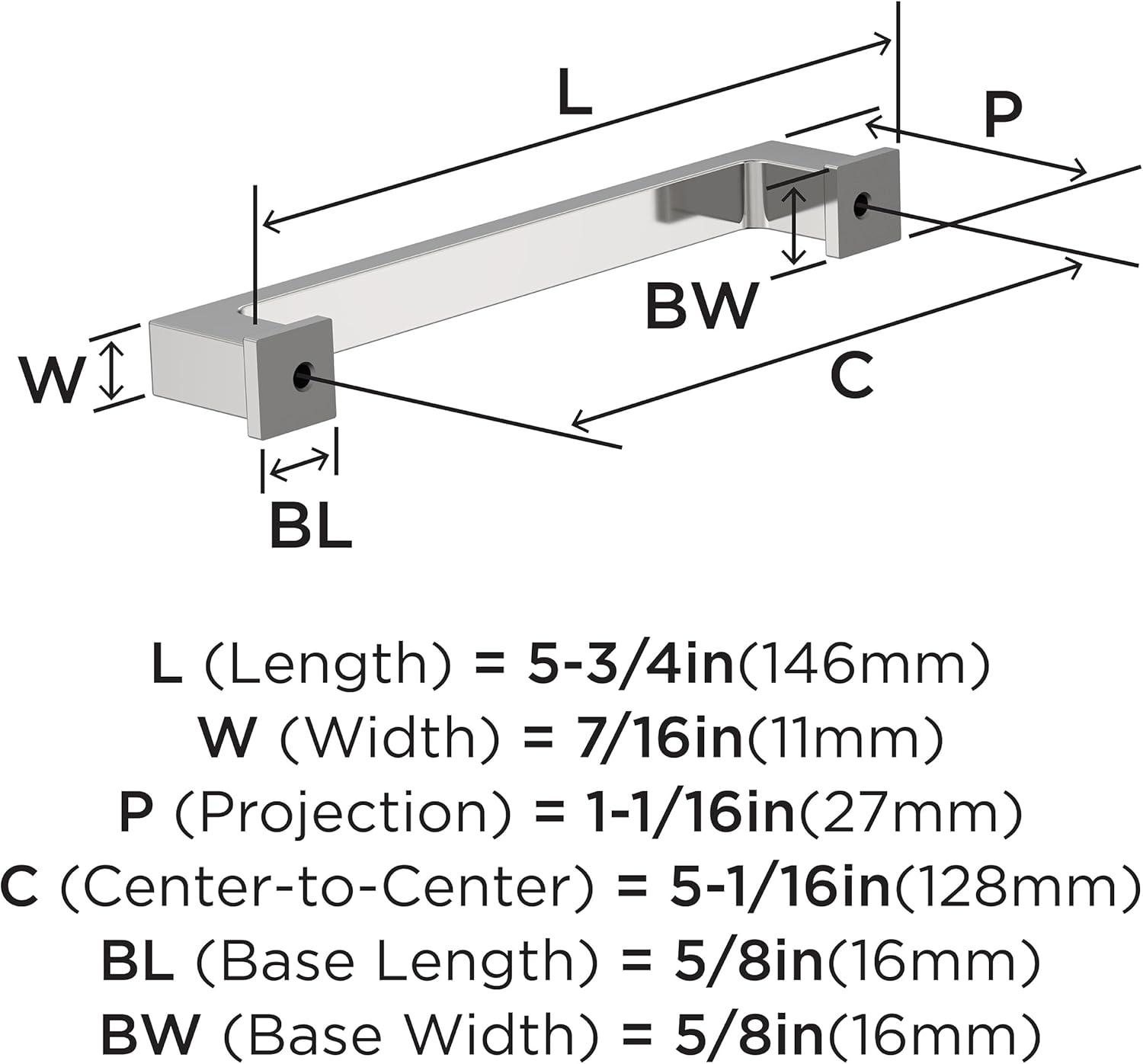 Bridgeport 5 1/16" Center Handle Pull Multipack