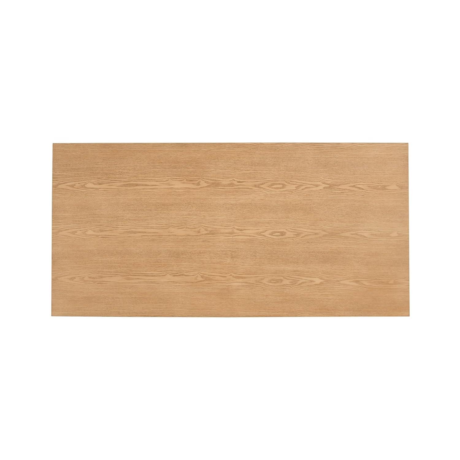 17 Stories Ash Metal Base Dining Table