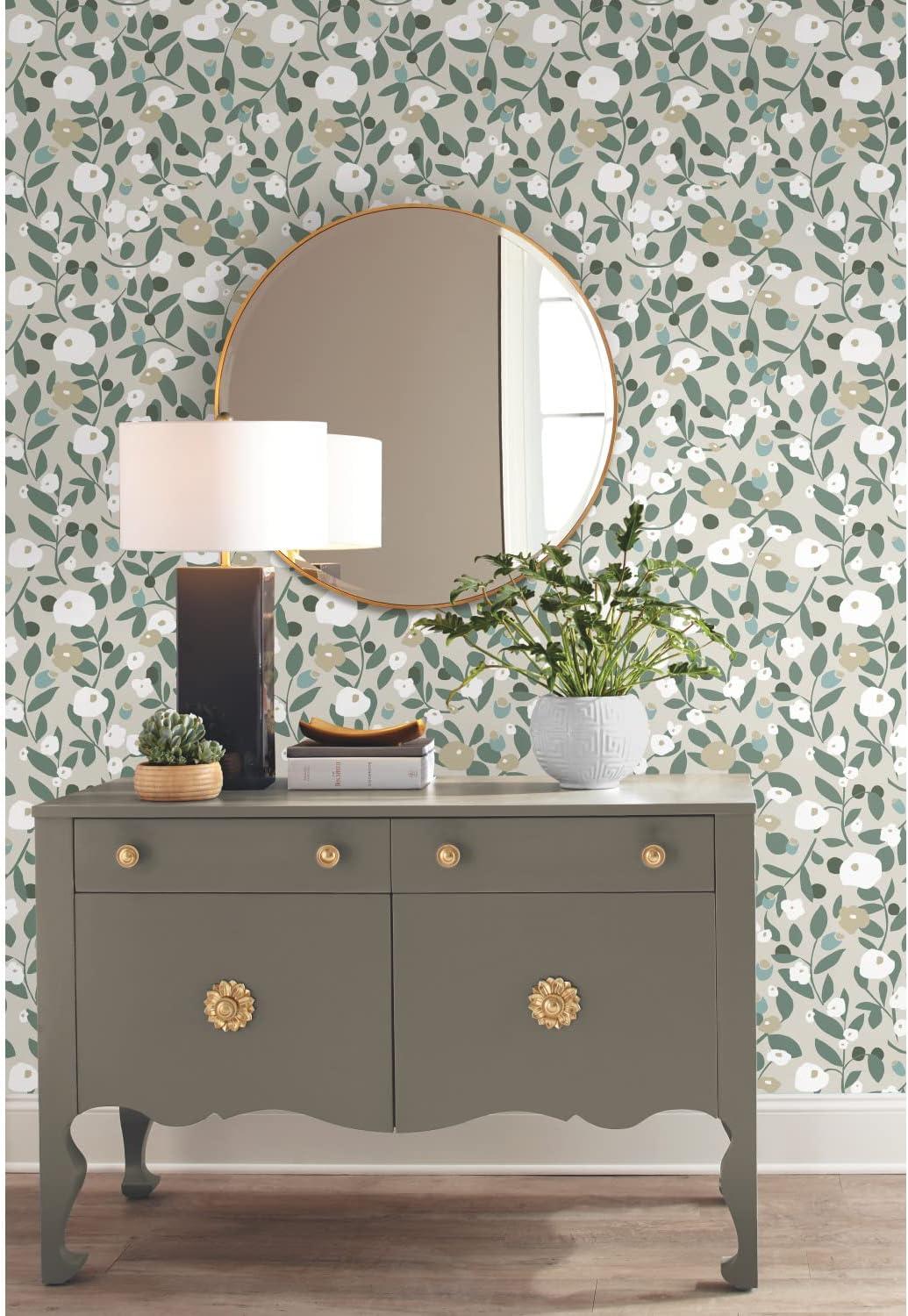 Kensington Peel & Stick Floral Roll