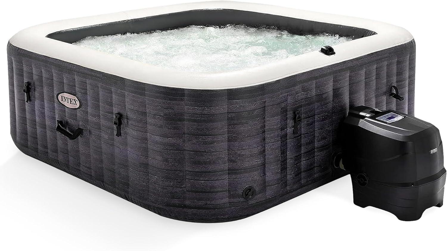 Intex Intex PureSpa Plus Inflatable Square Hot Tub w/ AirJets