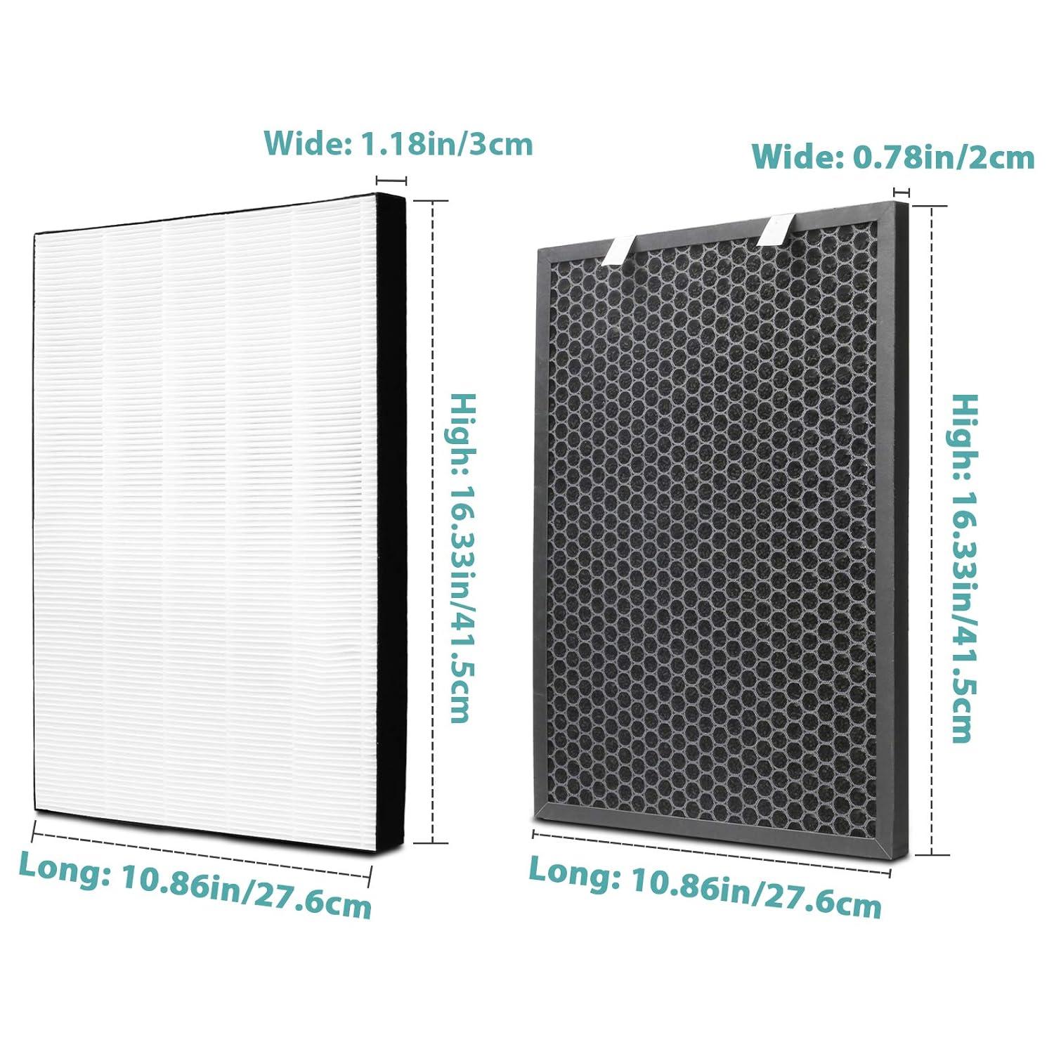 Air220 Air320 Filter 2678 Post Filter and 2677 Activated Carbon Pre Filter for Bissell Air220 Air320