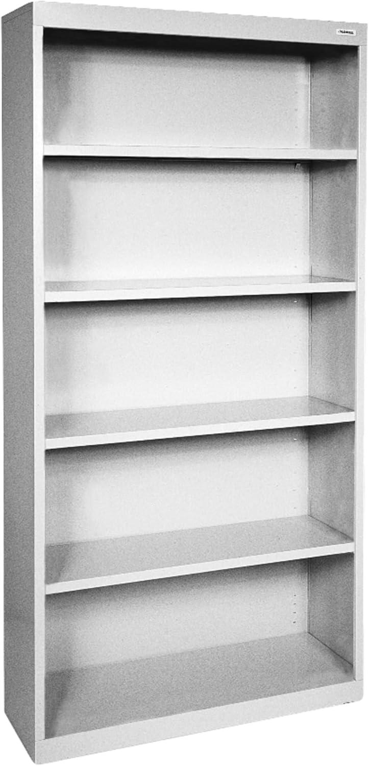 Fortress 72" Hx 34.5" W Metal Standard Bookcase