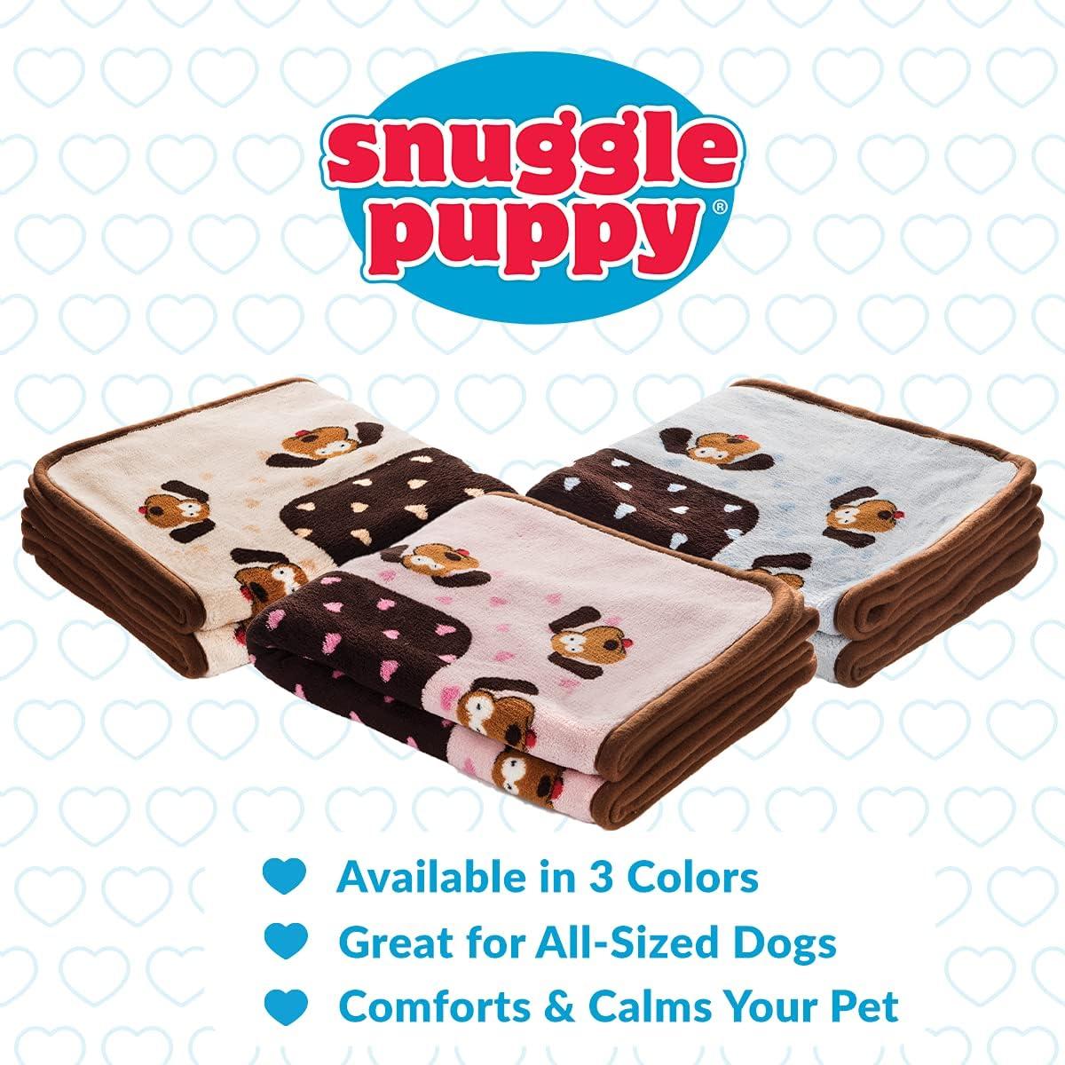 Snuggle Puppy Blanket for Pets - Extra Soft and Long Lasting - Pink Pattern