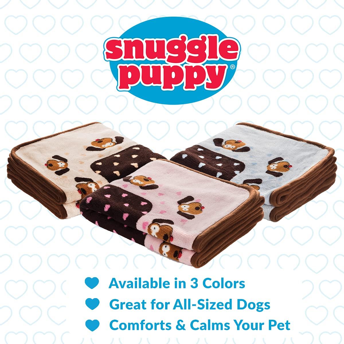 Snuggle Puppy Blanket for Pets - Extra Soft and Long Lasting - Pink Pattern