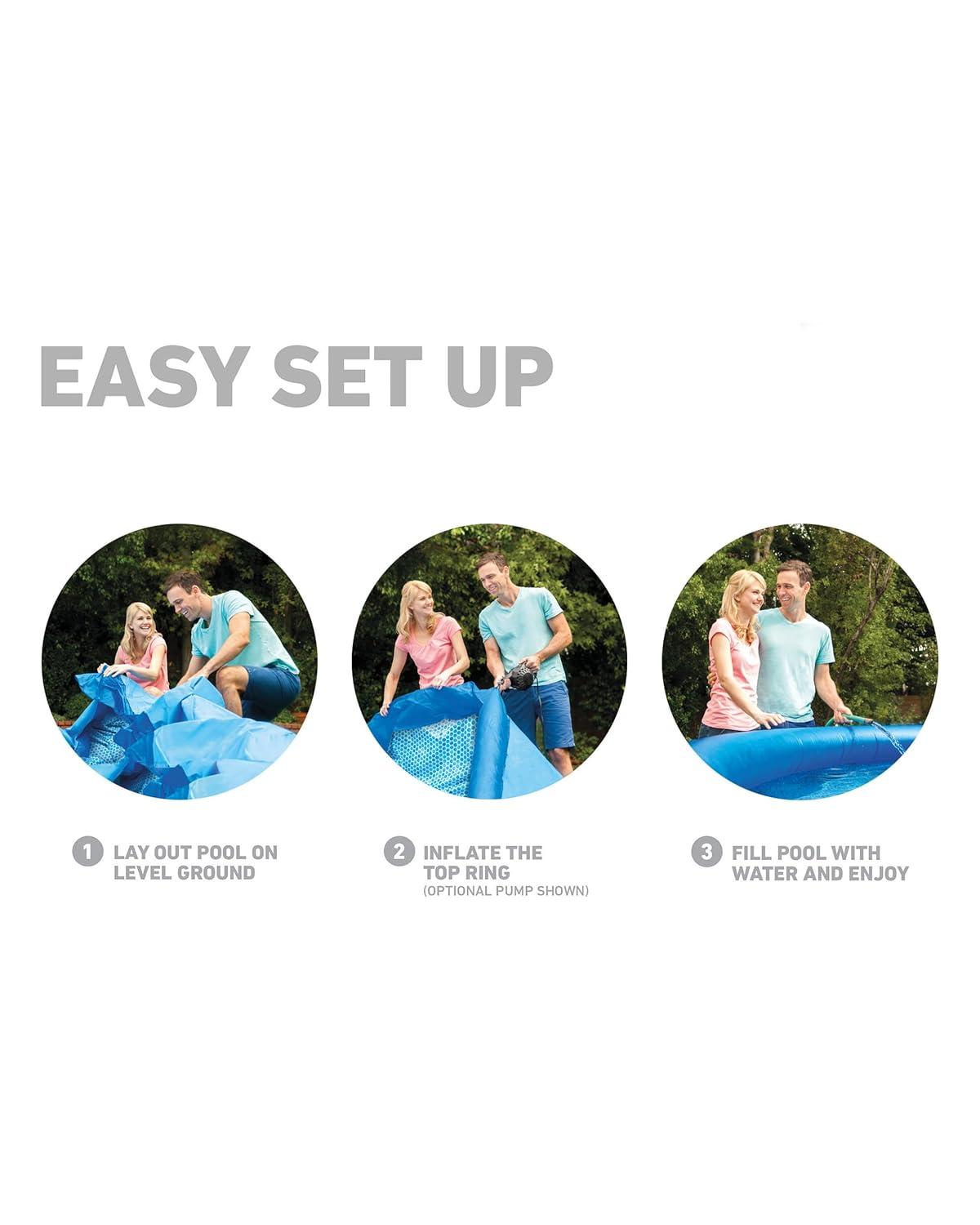 Intex Intex Easy Set Inflatable Kid Swimming Pool Only