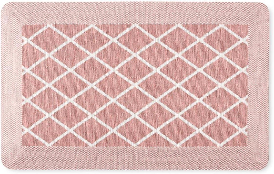 Martha Stewart Miles Modern Diamond Anti-Fatigue Air-Infused Kitchen Mat