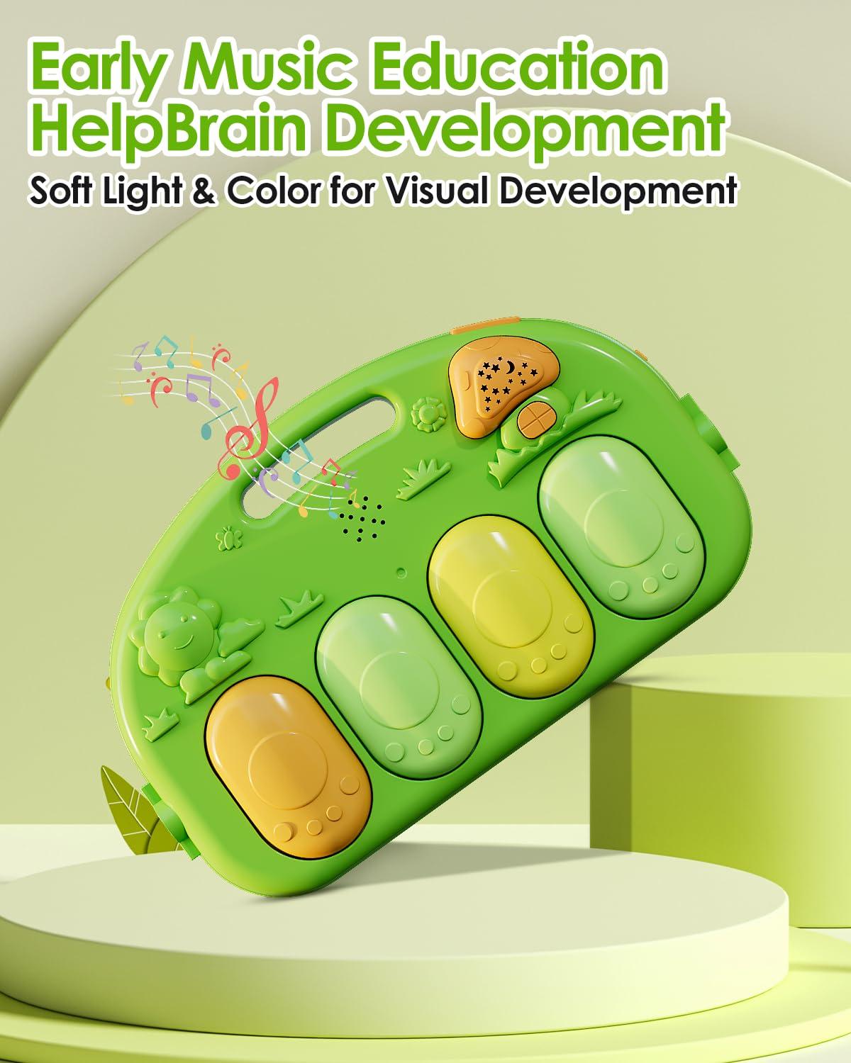 dearlomum Baby Play Mat Baby Gym,Funny Play Piano Tummy Time Baby Activity Mat With 5 Infant Sensory Baby Toys | Wayfair