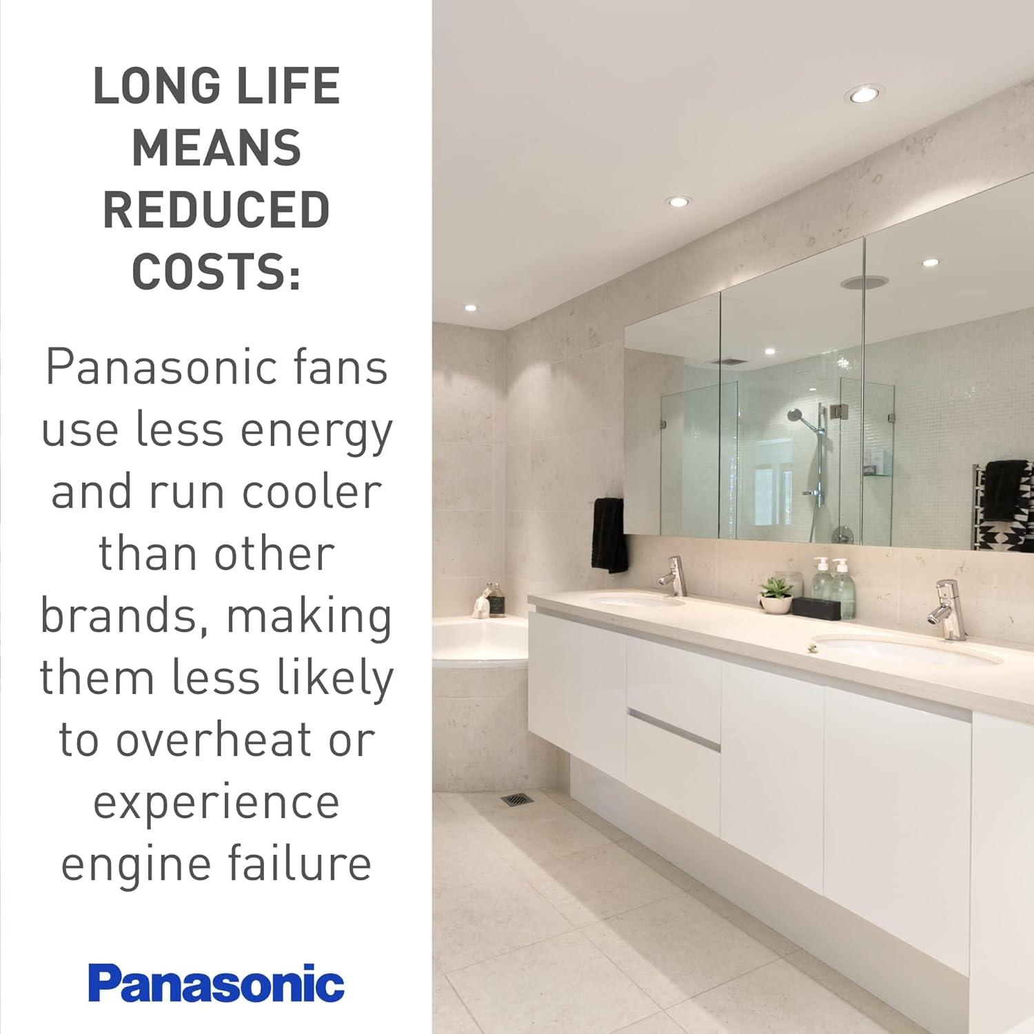 Panasonic WhisperCeiling Bathroom Exhaust Fan, 290 CFM, FV-30VQ3