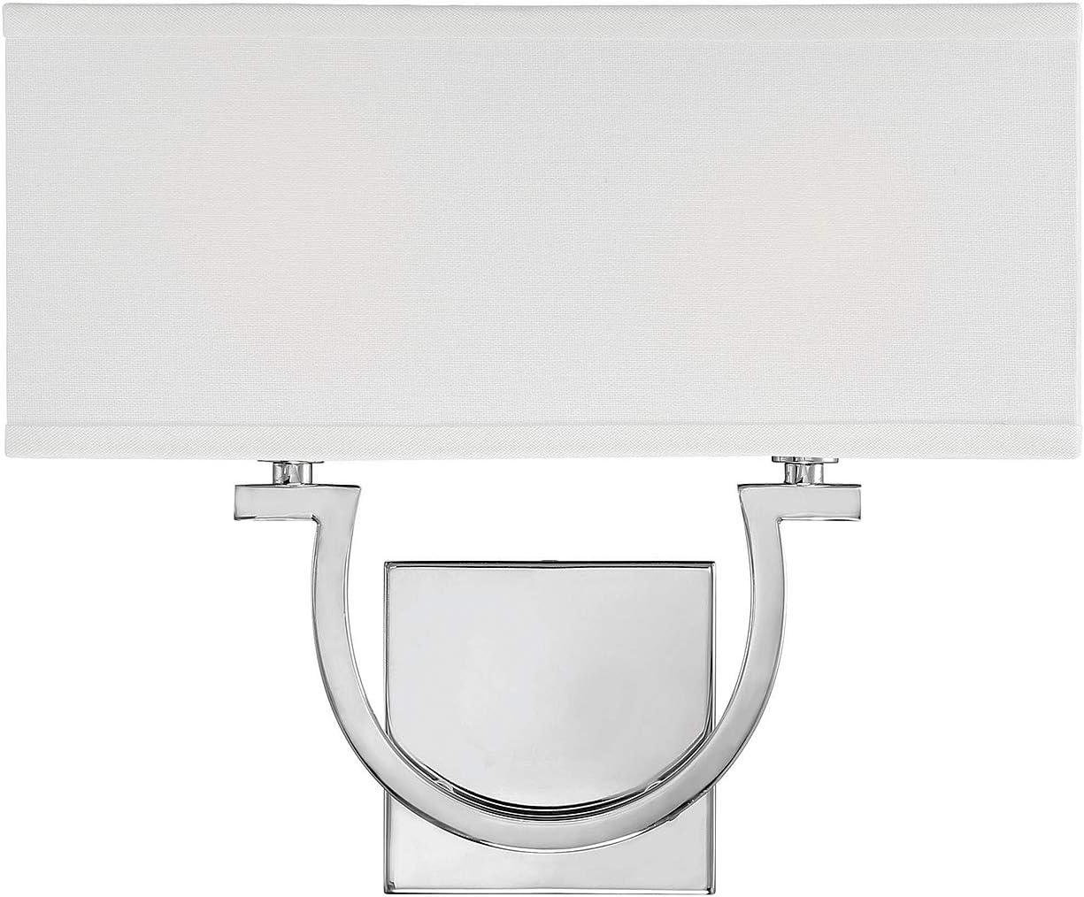 Willa Arlo™ Interiors Carlisle 2 - Light Dimmable Armed Sconce in Polished Nickel