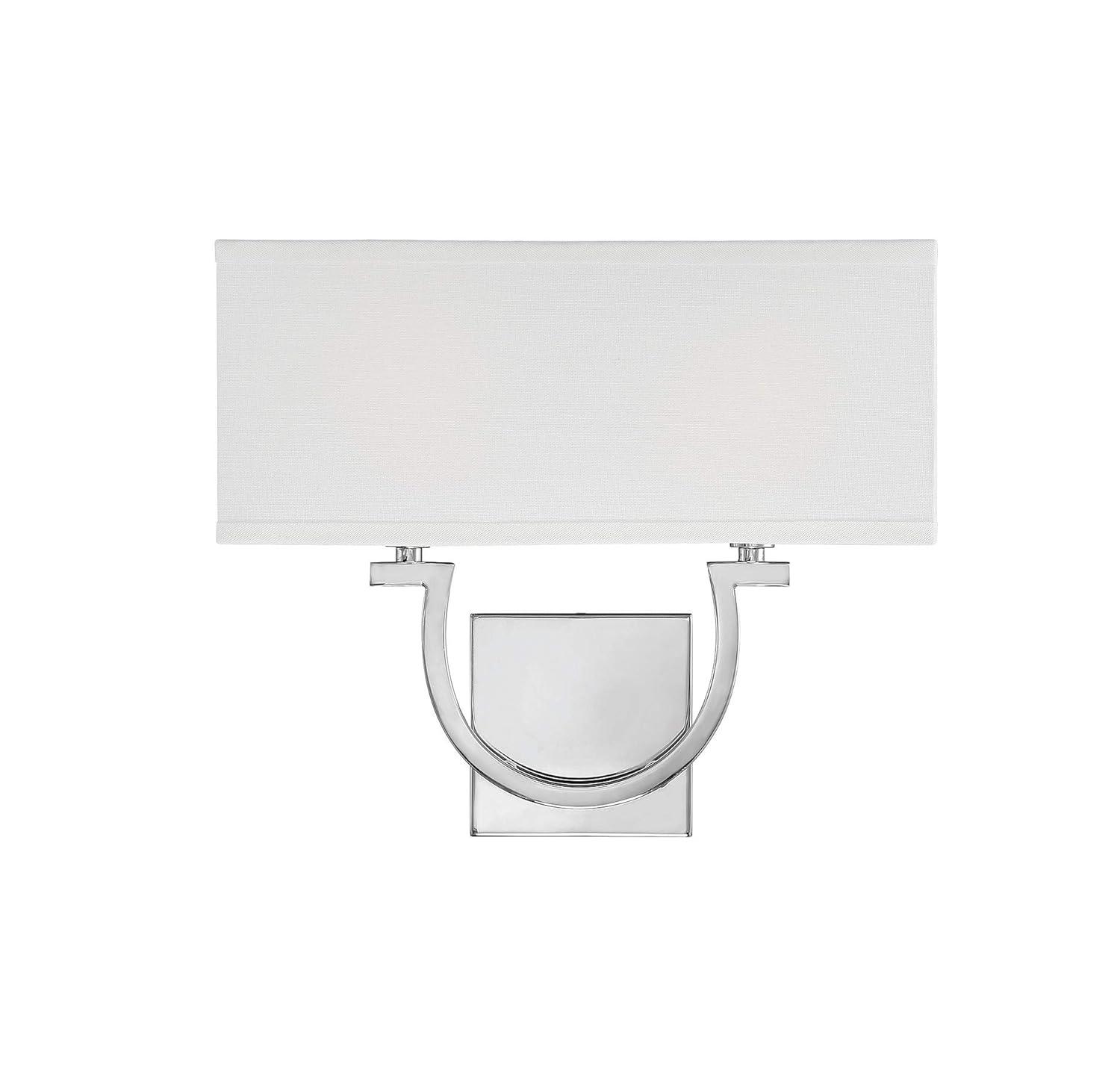 Willa Arlo™ Interiors Carlisle 2 - Light Dimmable Armed Sconce in Polished Nickel