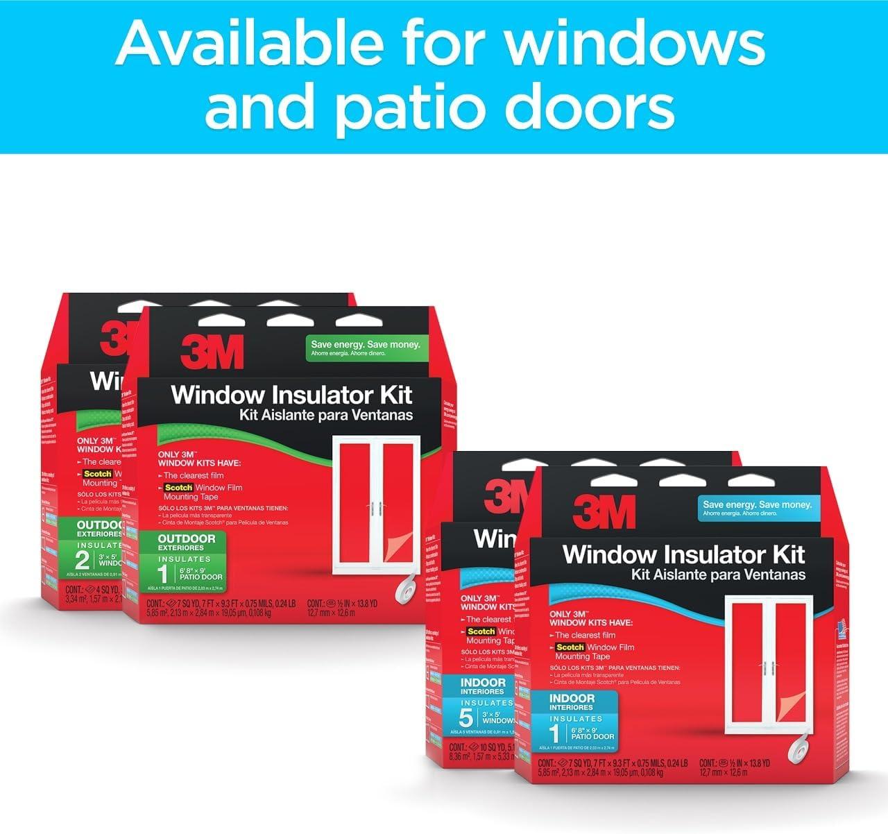 3m Window Kit 62" X 84"Film