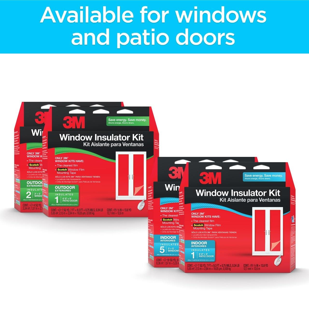 3m Window Kit 62" X 84"Film