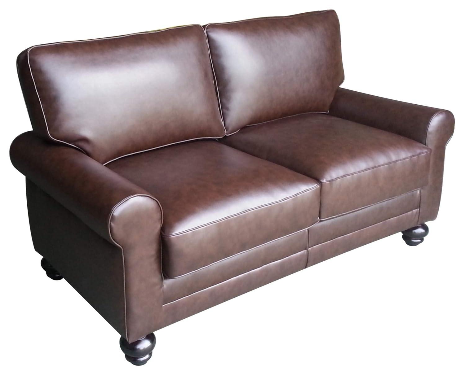Serta Serta Copenhagen 61" Loveseat for Two People, Pillowed Back Cushions and Rounded Arms