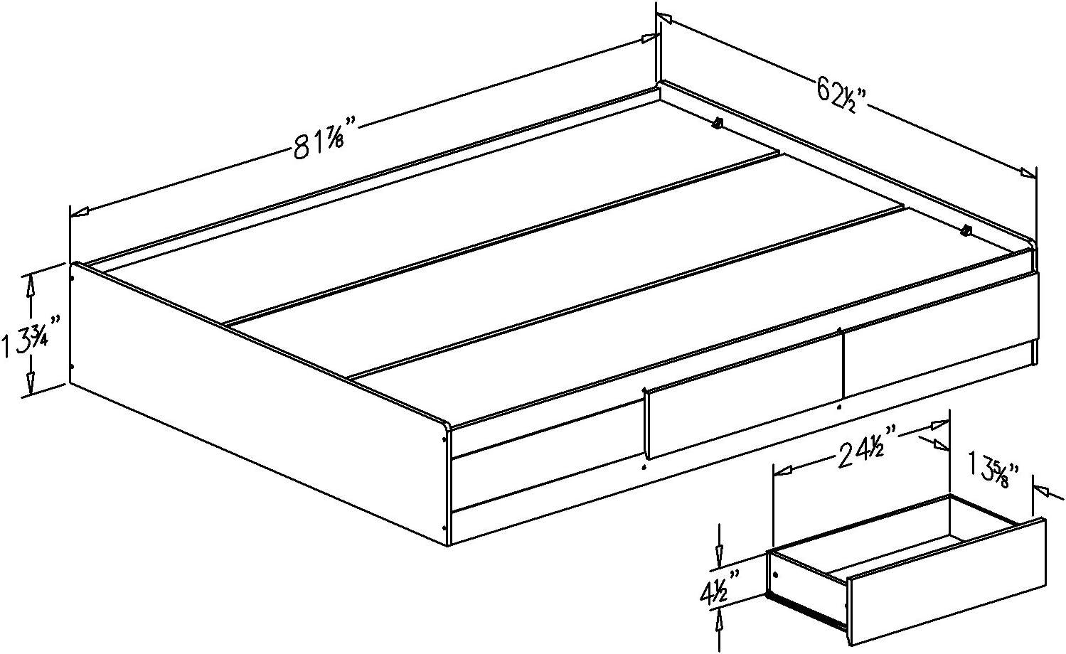 Vito Queen Platform Bed