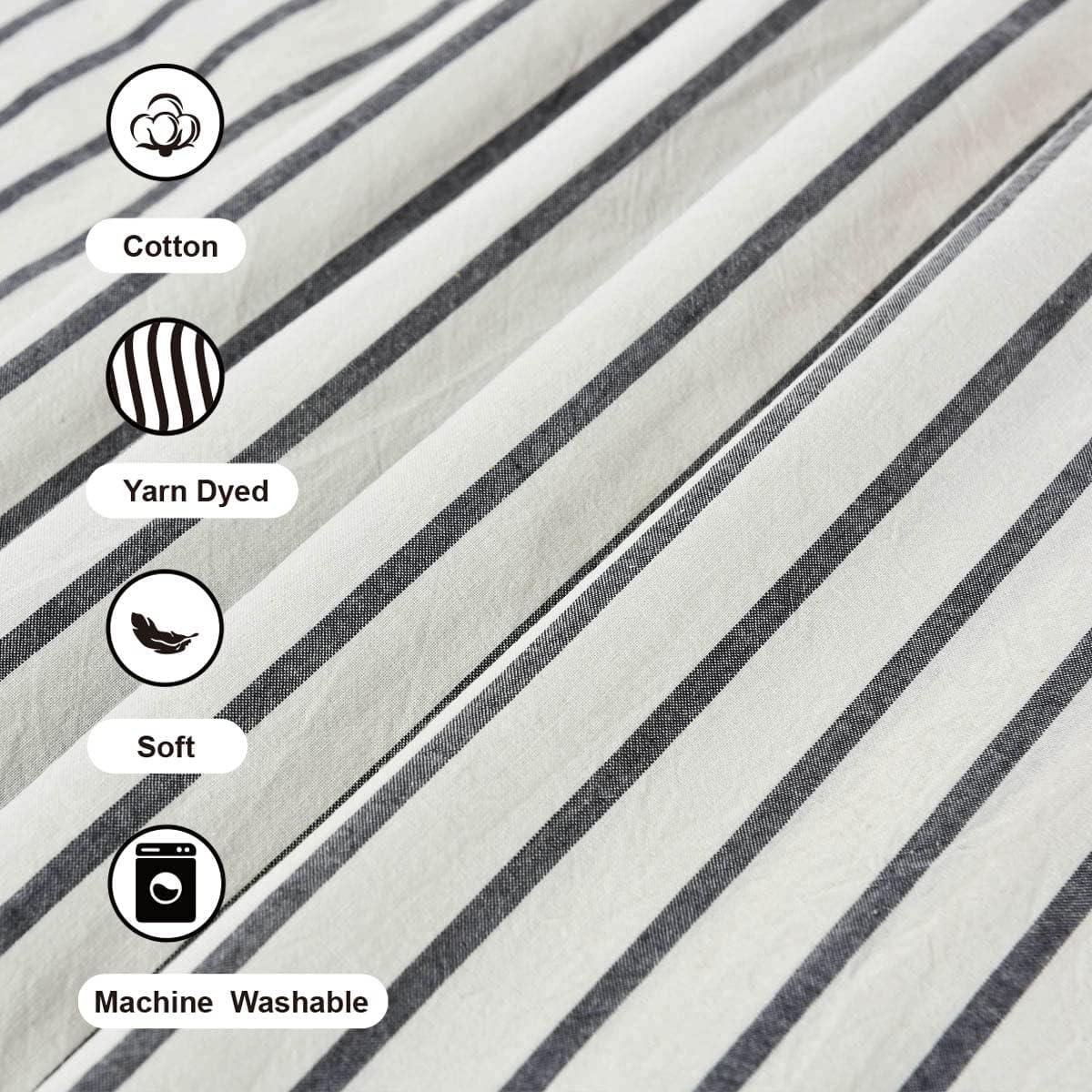 Gracie Oaks Daeb Cotton Blend Shower Curtain