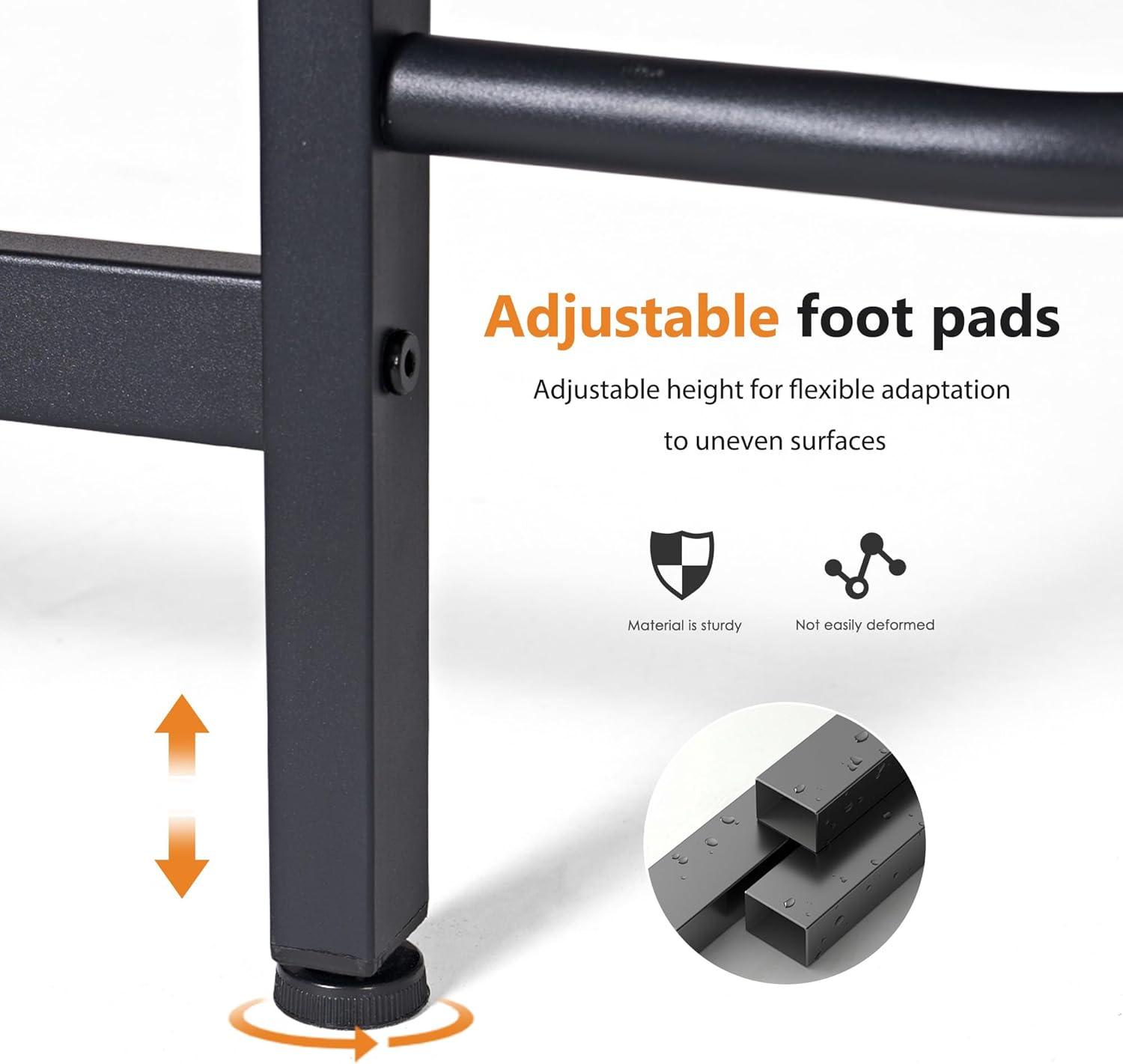 soges L Shaped Desk, 59inch L Desk Computer Corner Desk, Gaming Desk, Home Office Writing Desk, Space-Saving Workstation Desk, Rustic Brown