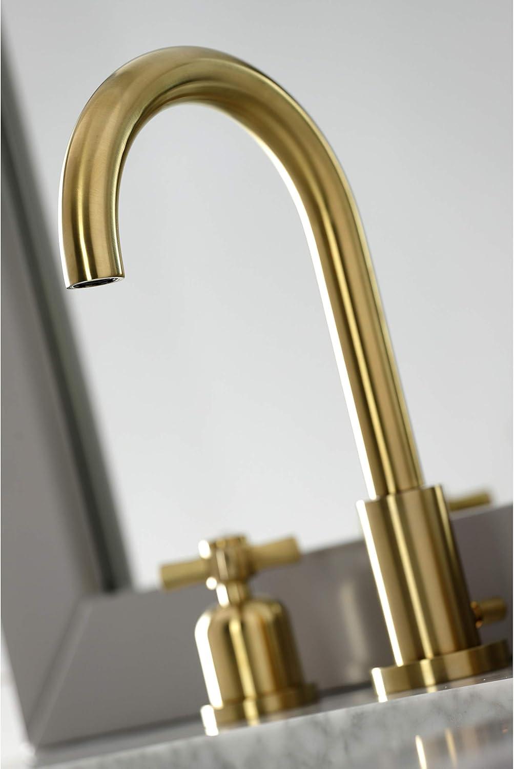 Fauceture FSC8923ZX Millennium Widespread Bathroom Faucet, Brushed Brass