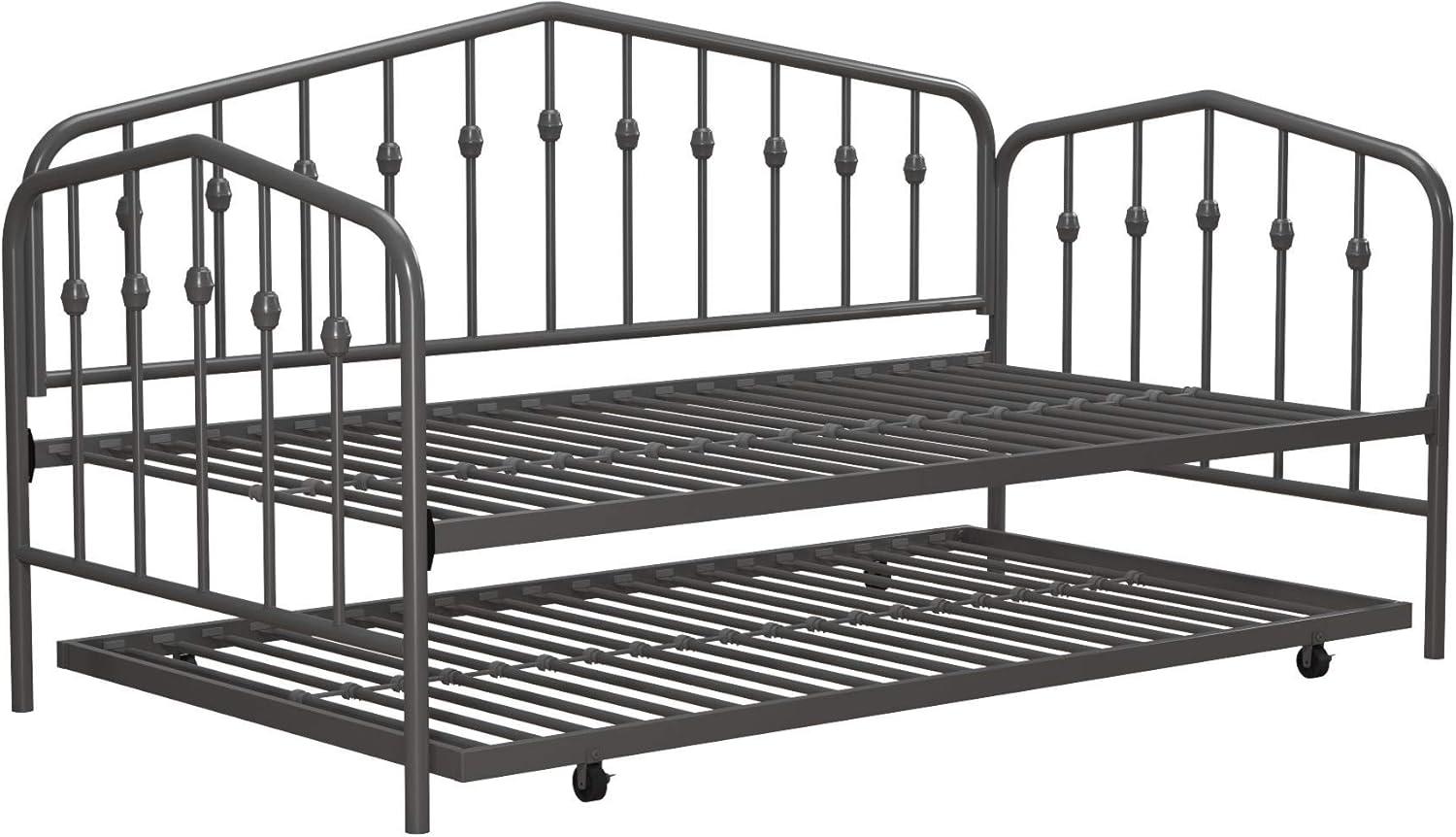 Bushwick Metal Daybed with Trundle