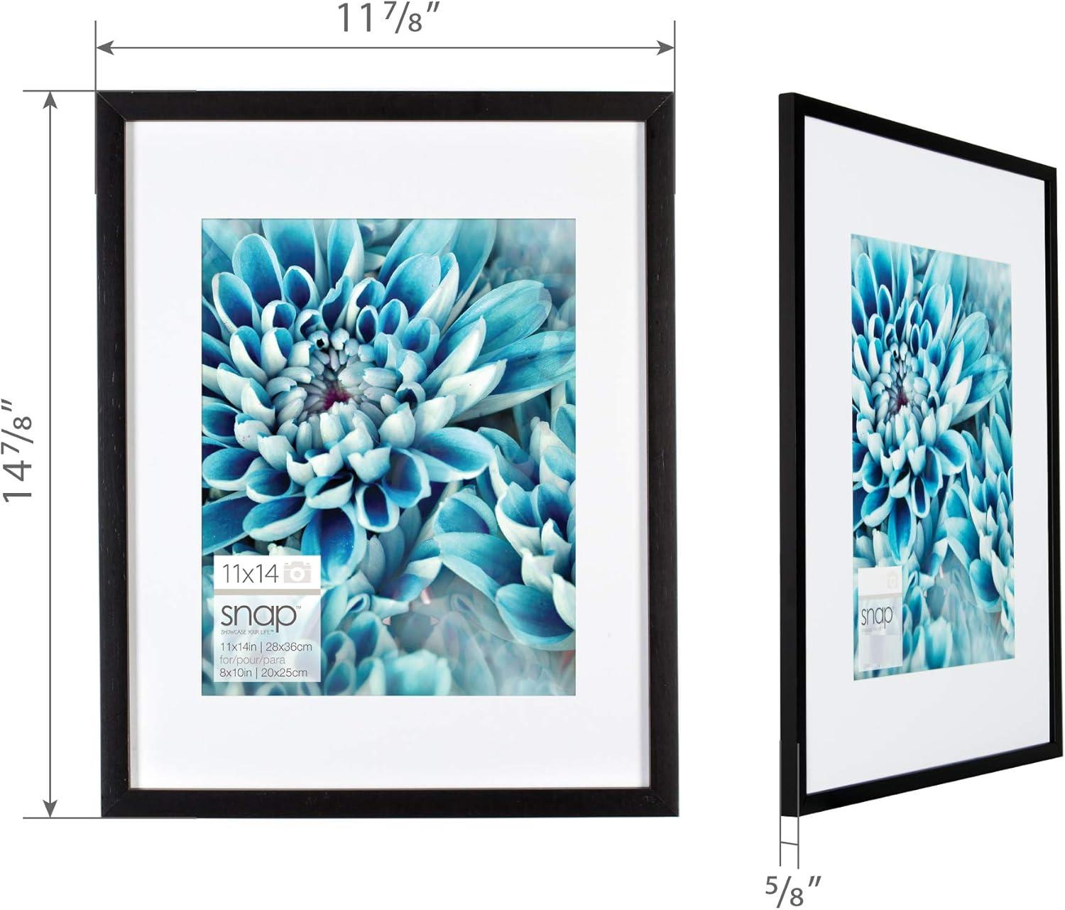 SNAP Wall Picture Frame with Single Mat Picture