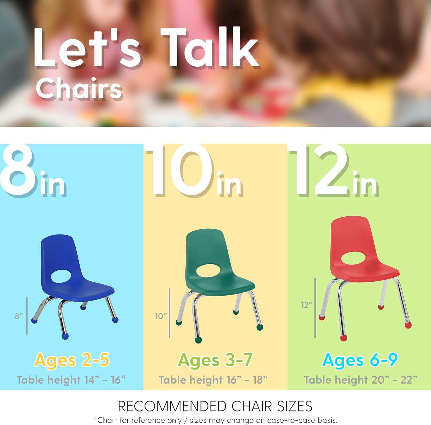 Factory Direct Partners Stacking Classroom Chair ( Set of 6 ) (Set of 6)