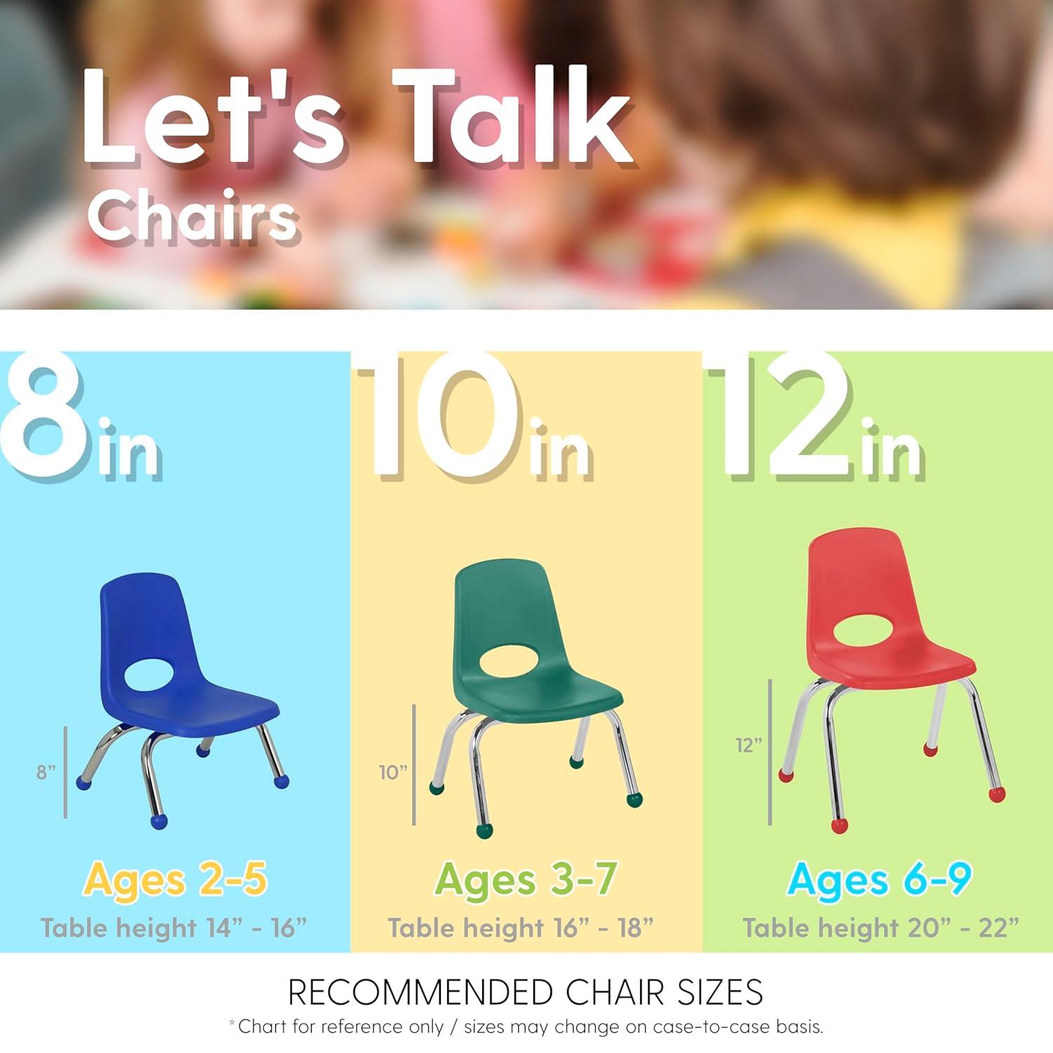 Factory Direct Partners Stacking Classroom Chair ( Set of 6 ) (Set of 6)
