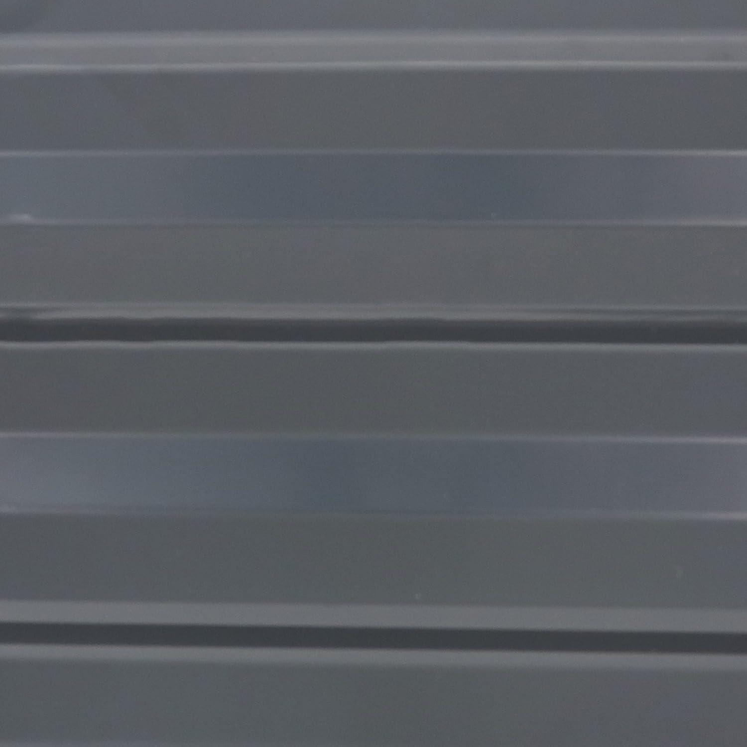 Sunnydaze Corrugated Galvanized Steel Raised Garden Bed for Plants, Vegetables, and Flowers - 24" Square x 11.75" H - Dark Gray