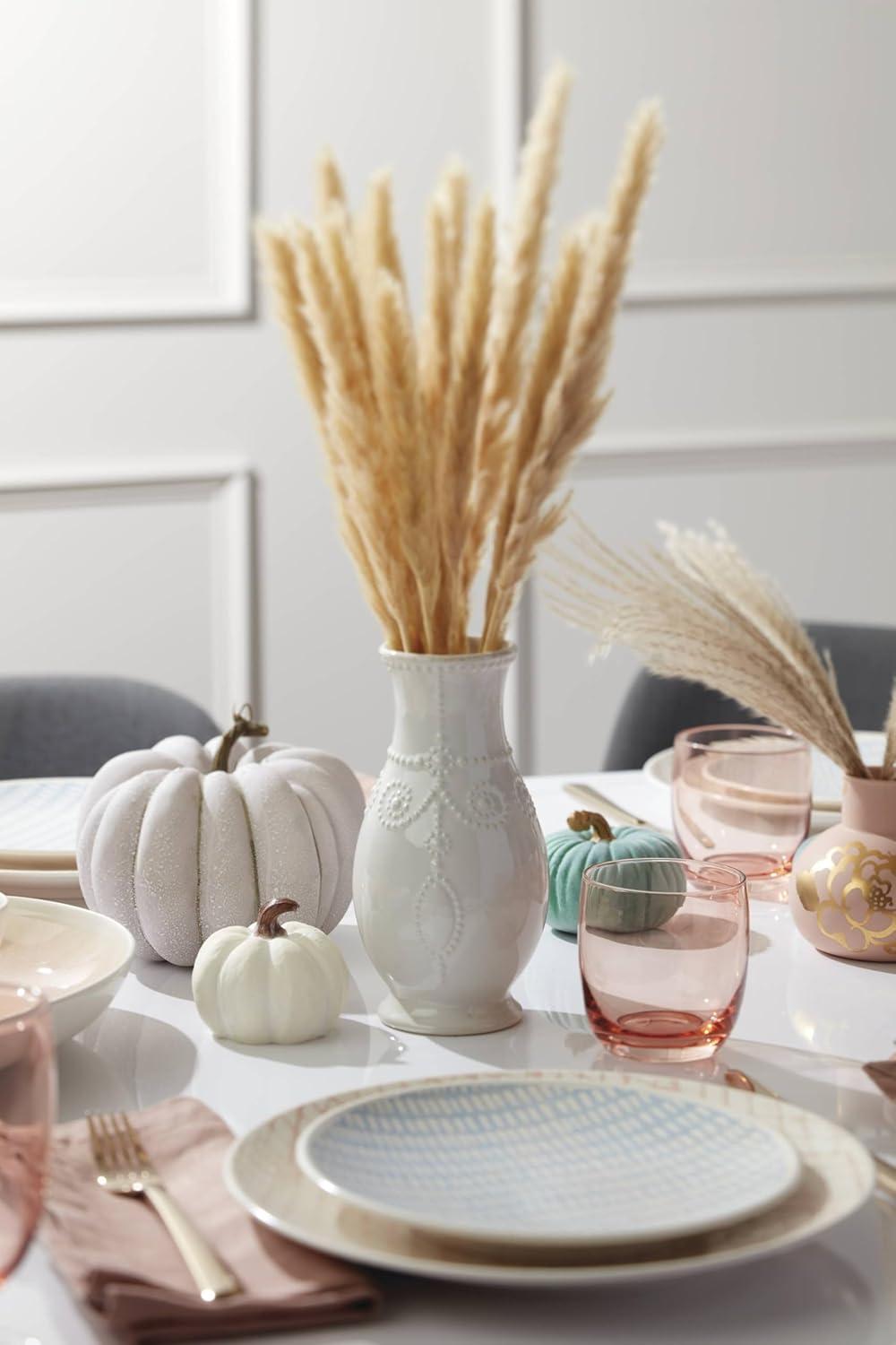 Lenox French Perle Giftware White 8" Fluted Vase