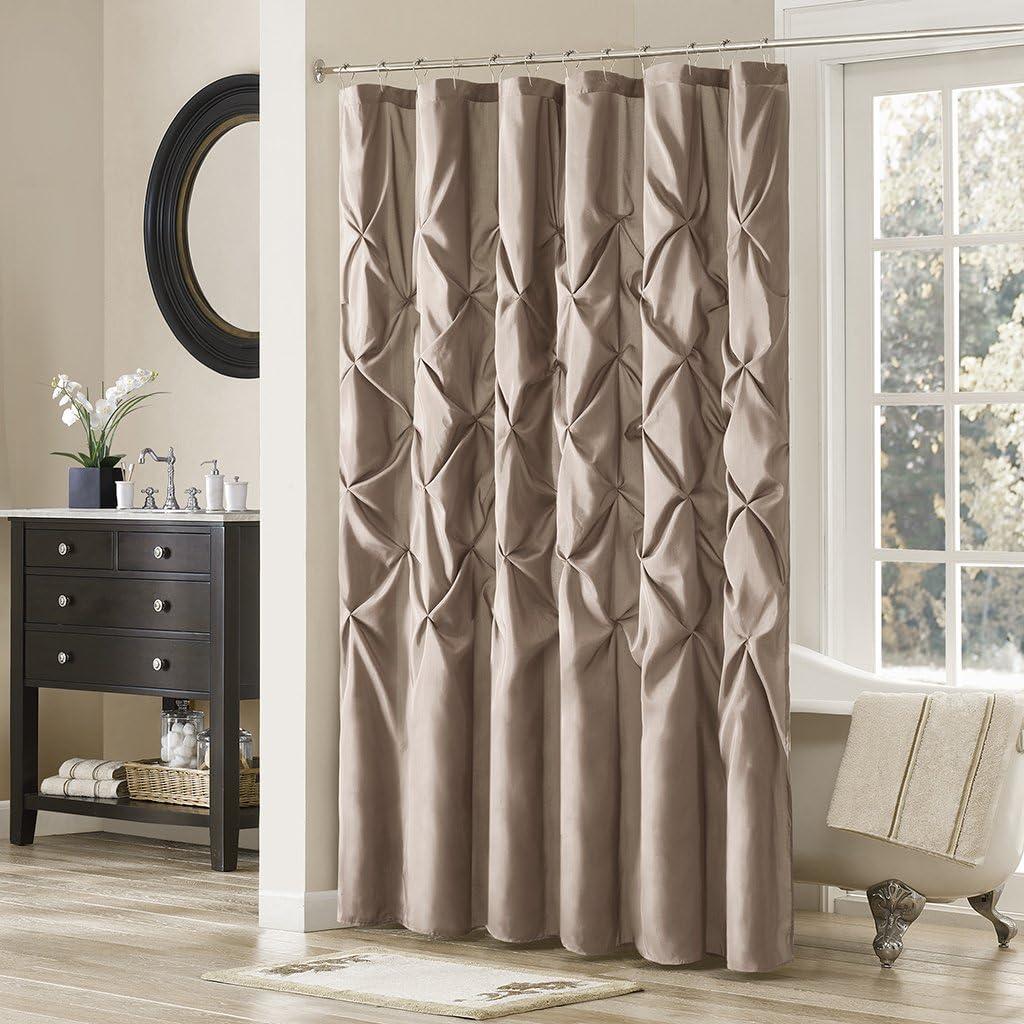 Laurel Tufted Semi-Sheer Shower Curtain