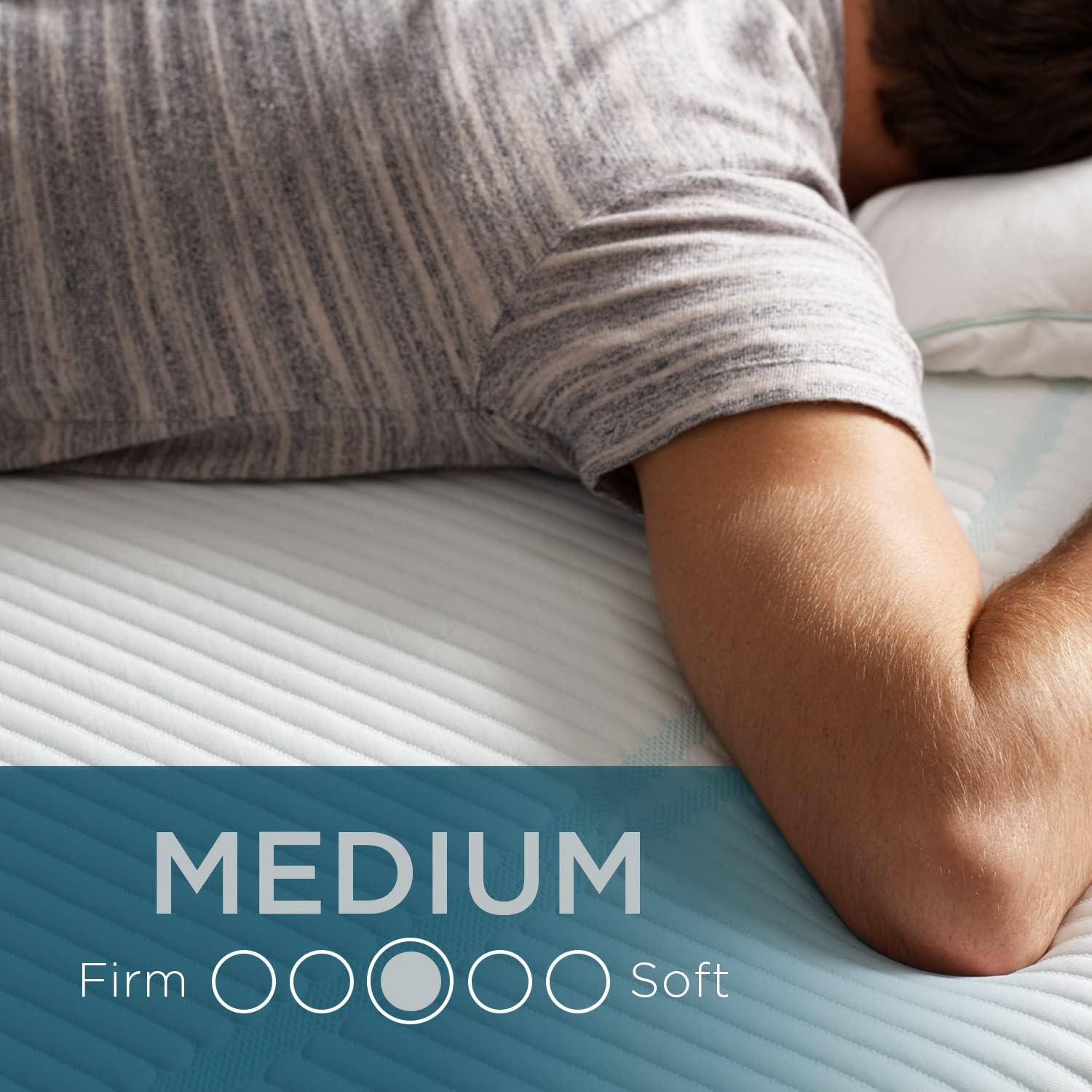King 11" Medium Memory Foam Mattress with Cooling Cover