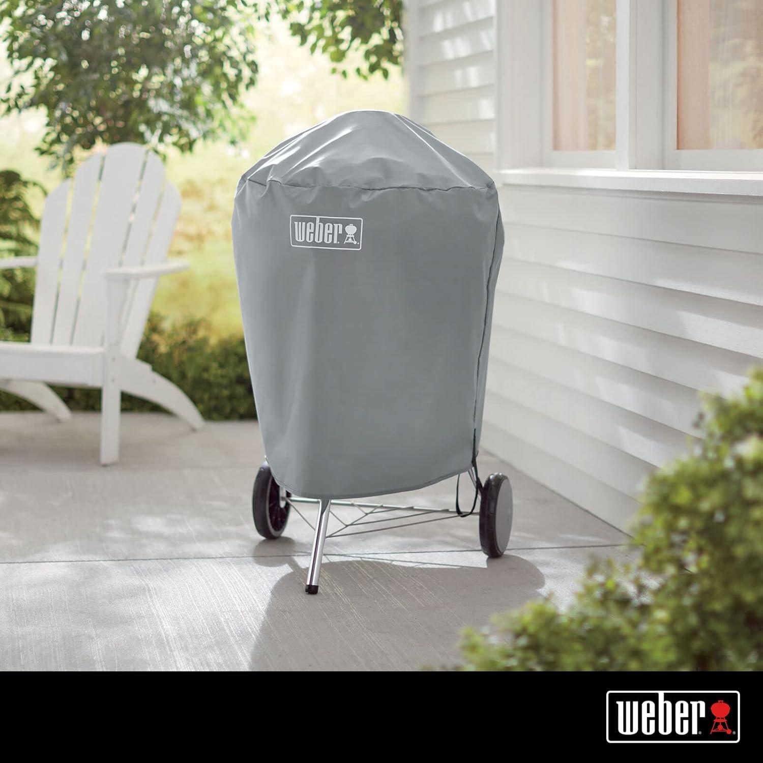 Weber 7176 Charcoal Kettle Grill Cover For Weber 22-Inch Grills