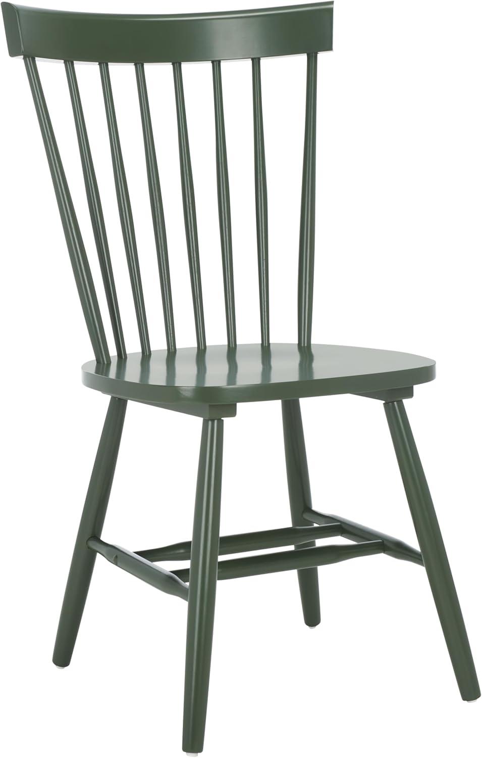 Dusty Green Solid Wood Windsor Side Chair Set of 2